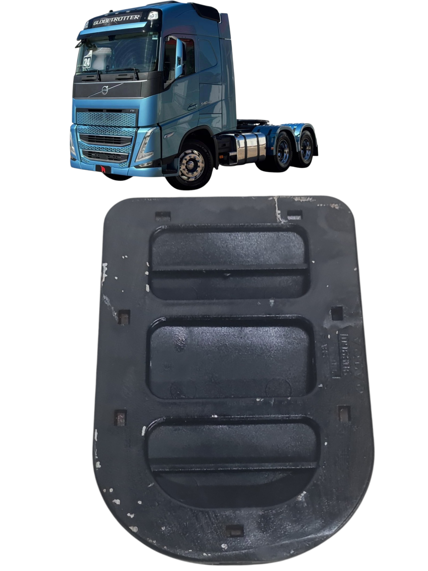 Tampa defletor caixa de ar Volvo FH 540 ano 2024 1096806