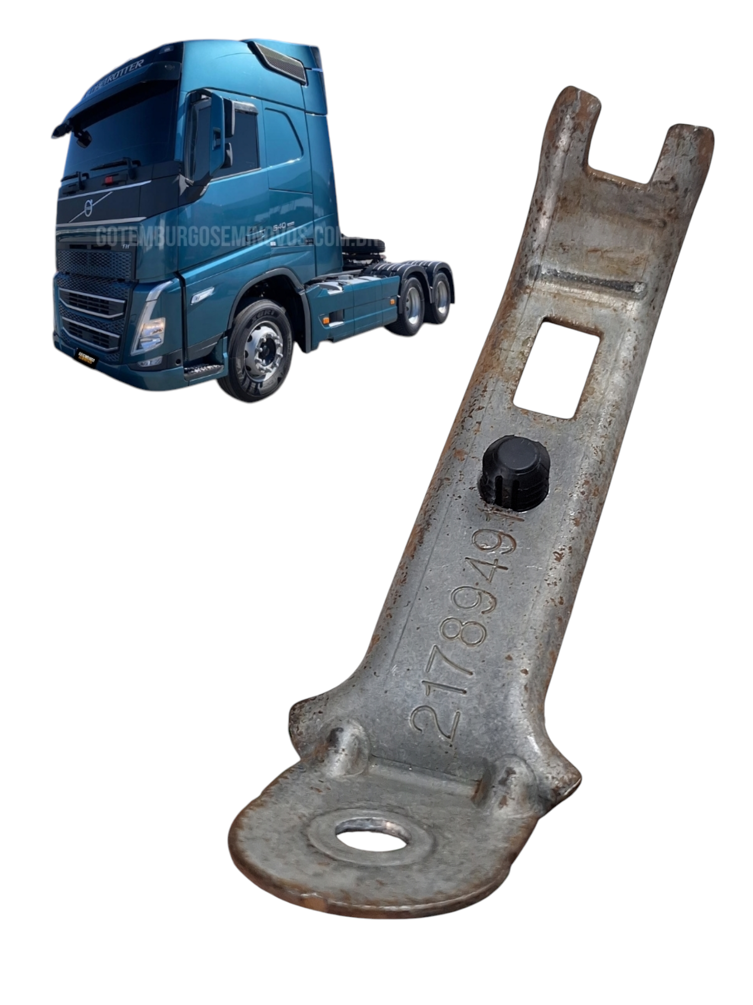 suporte mangueiras de ar volvo fh 540 2024 original 21789491