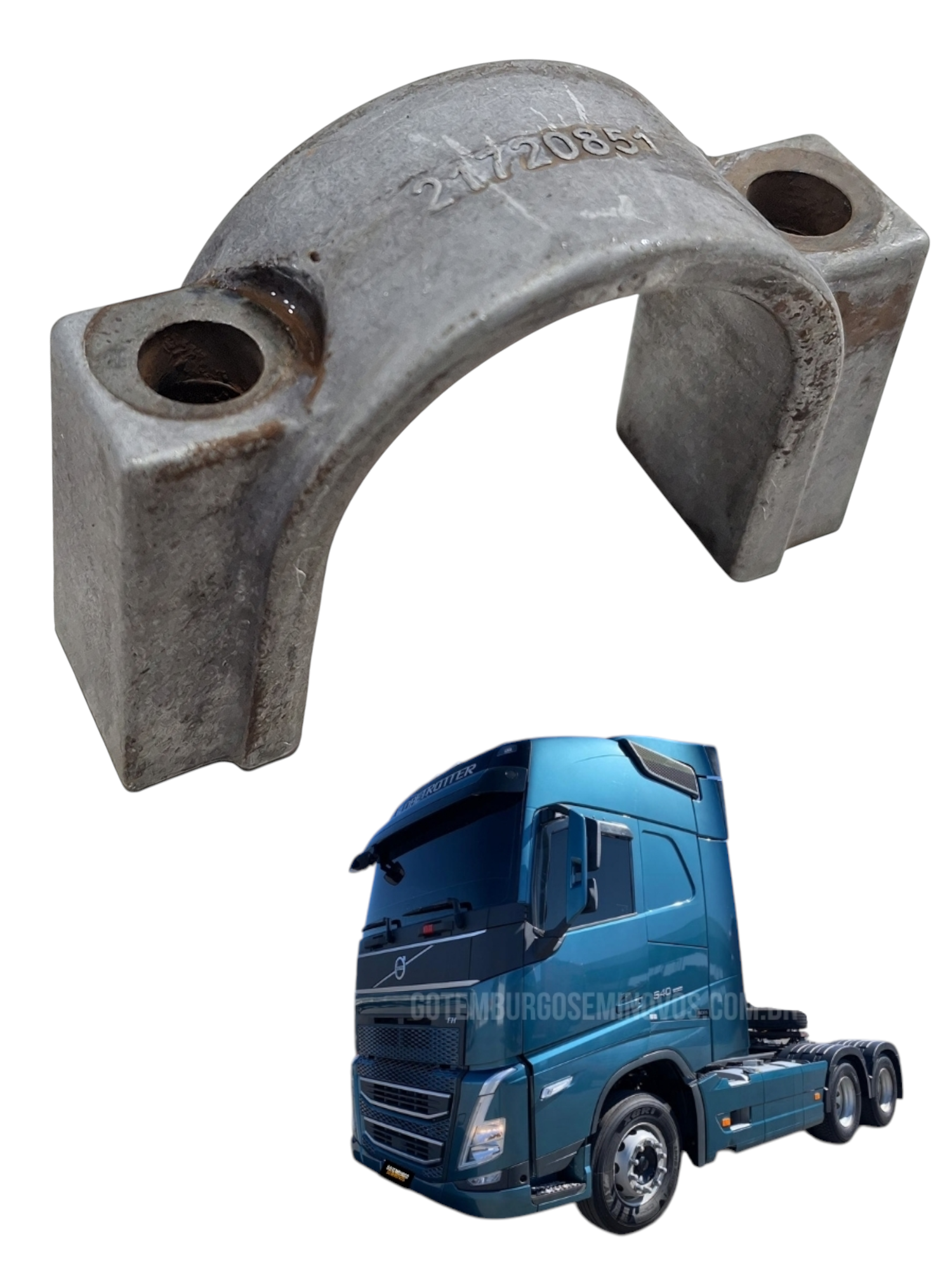 suporte filtragem de ar volvo fh 540 2024 original 21720851