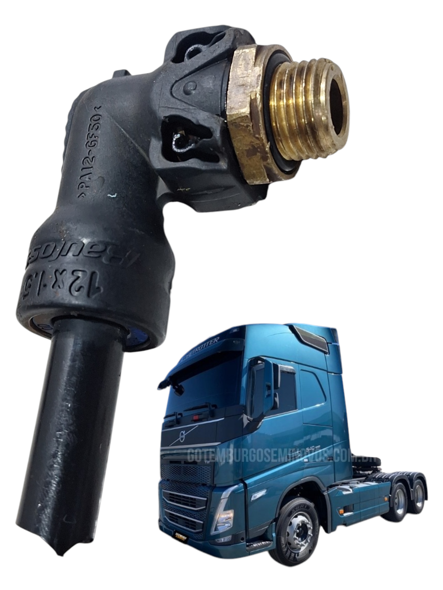 conector agua engate joelho volvo fh 540 ano 2024 original