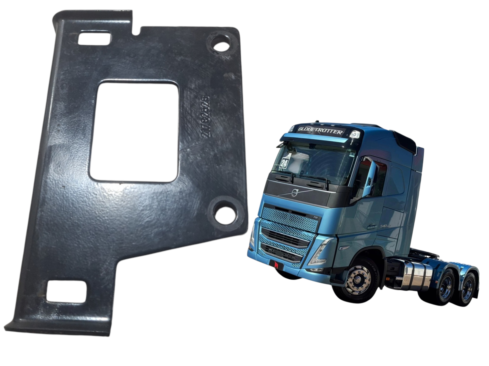 Suporte valvula modeladora do sistema EBS Volvo FH540 2024