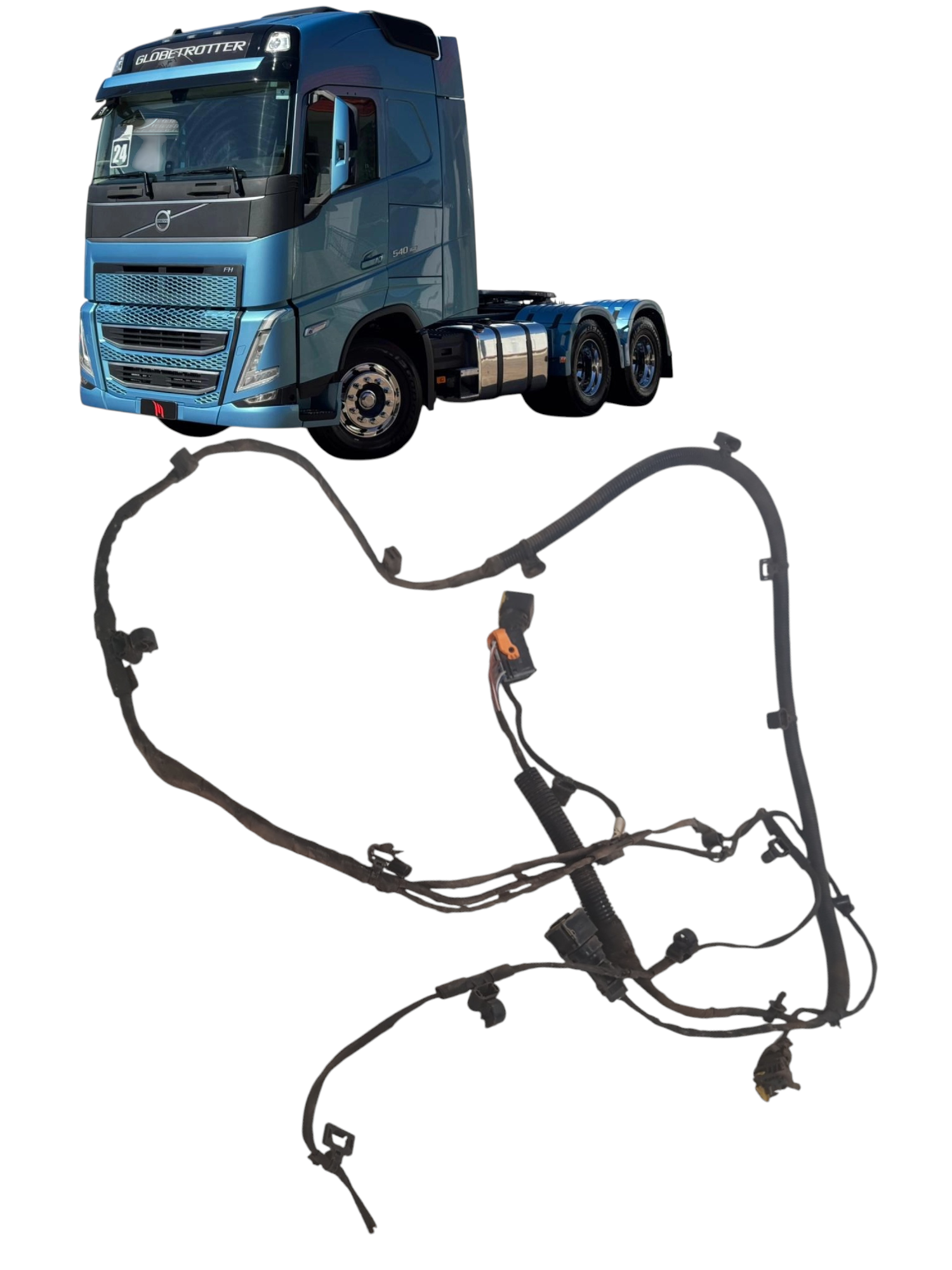 Chicote eletrico injetor modulos Volvo FH 540  ano 2024