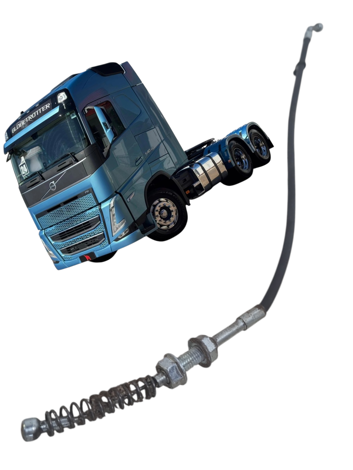 Cabo de regulagem da coluna de direçao Volvo FH 540 ano 2024