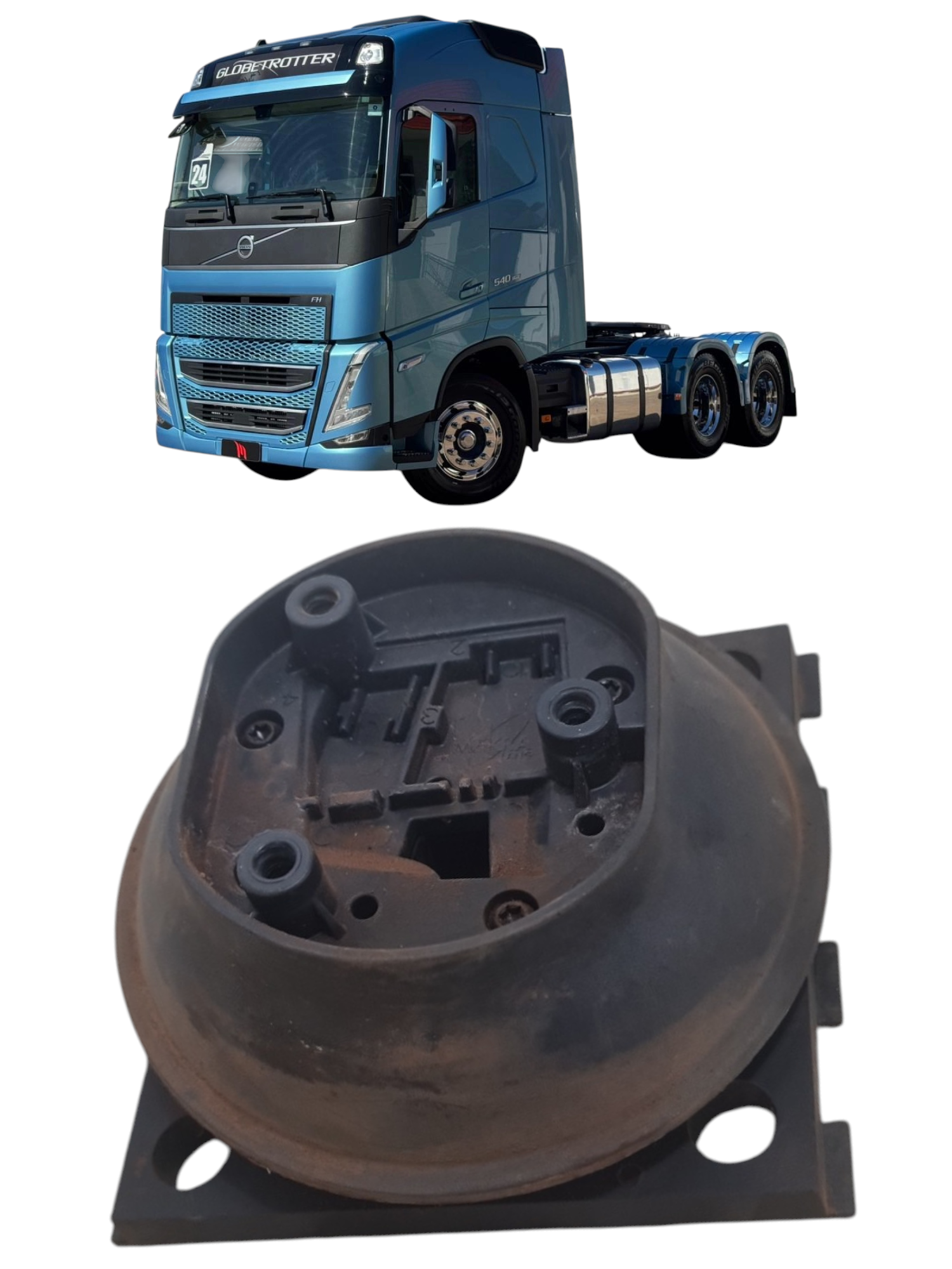 Motor de regulagem eletrico retrovisor Volvo FH 540 ano 2024