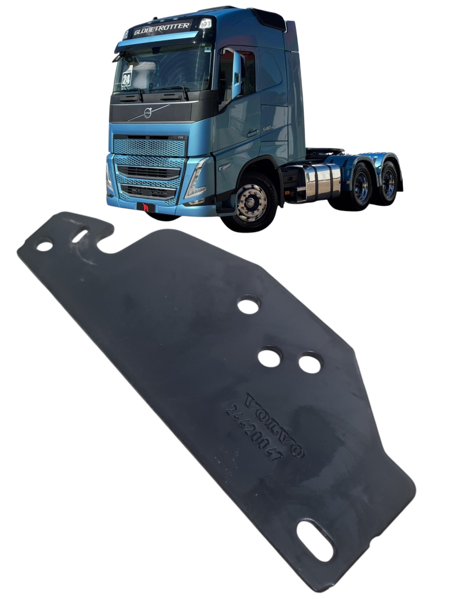 Suporte de montagem geladeira Volvo FH 540 ano 2024 24420047