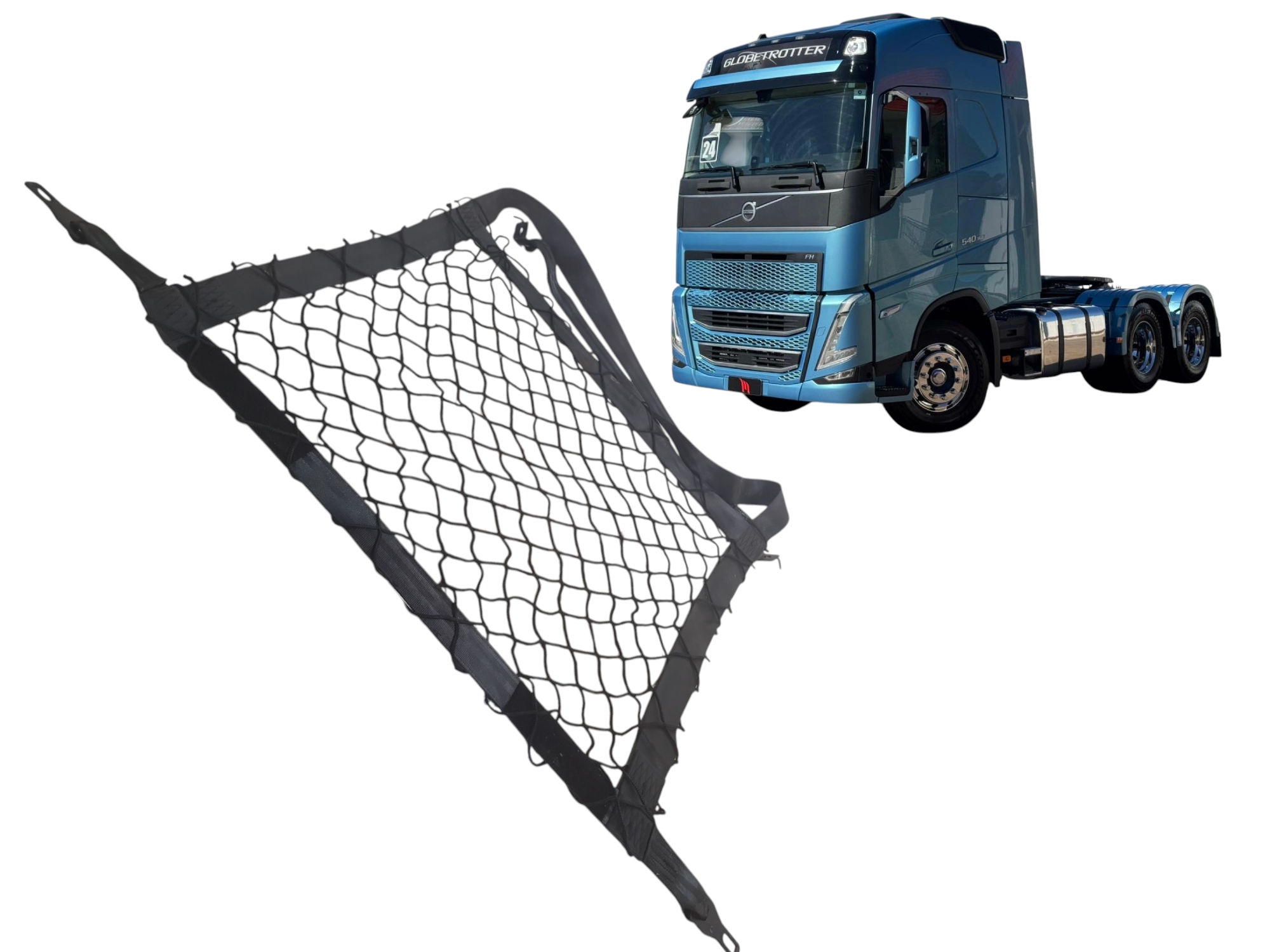 Rede de proteçao da cama Volvo FH 540 ano 2024 82467013