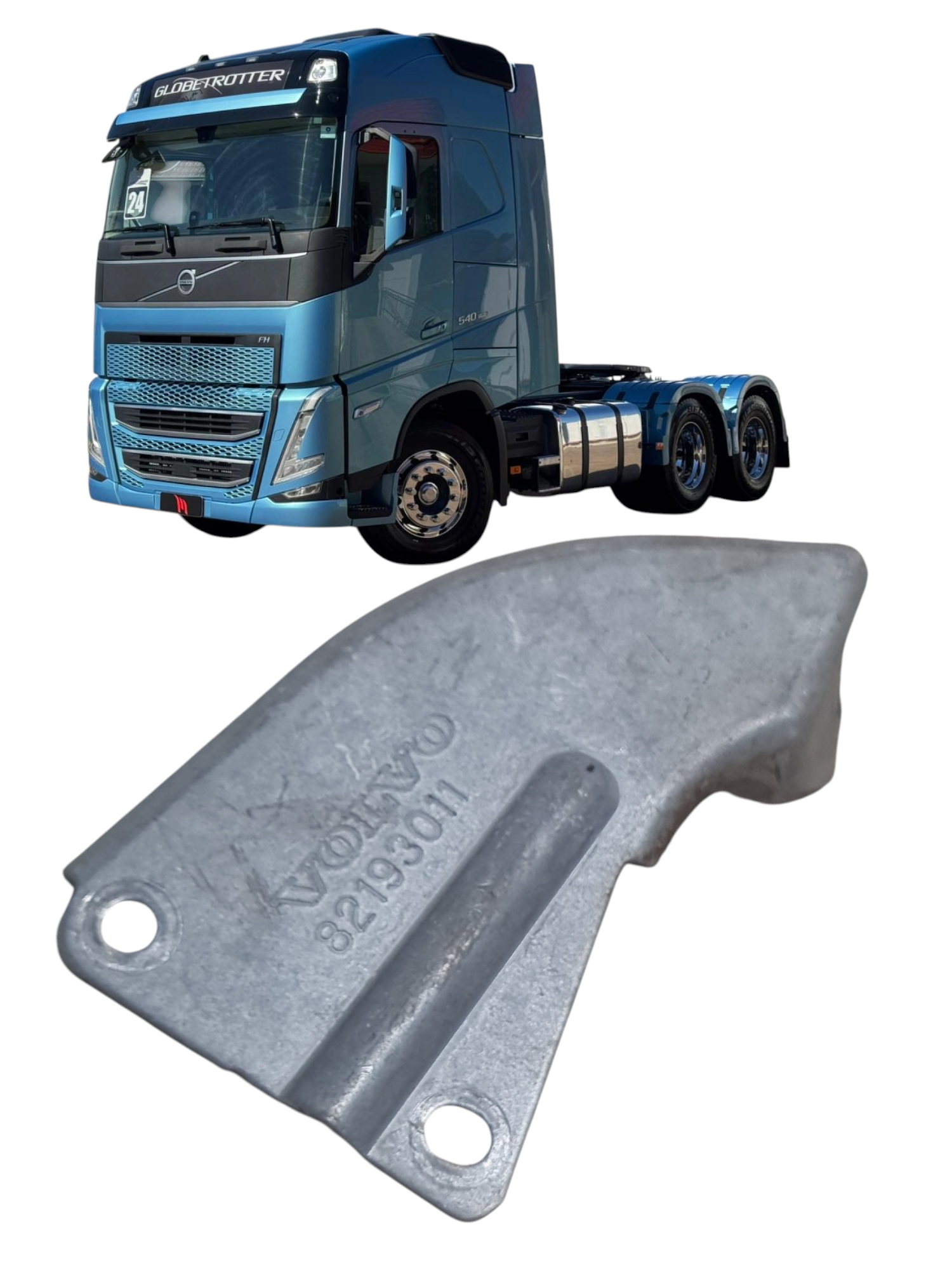 Suporte de fixaçao da coluna direçao Volvo FH 540 ano 2024