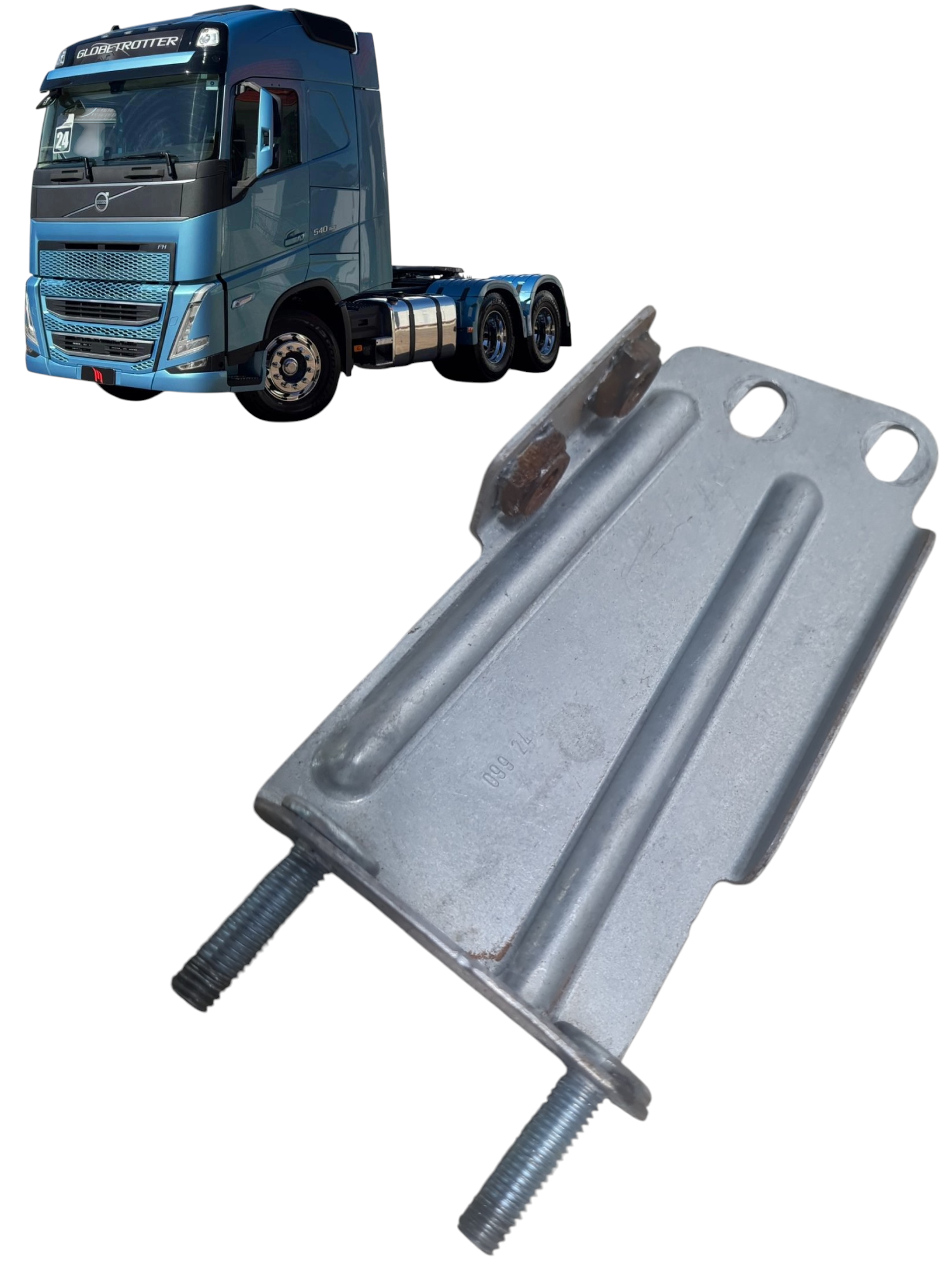 Suporte inferior cama da cabine Volvo FH 540 ano 2024 09924