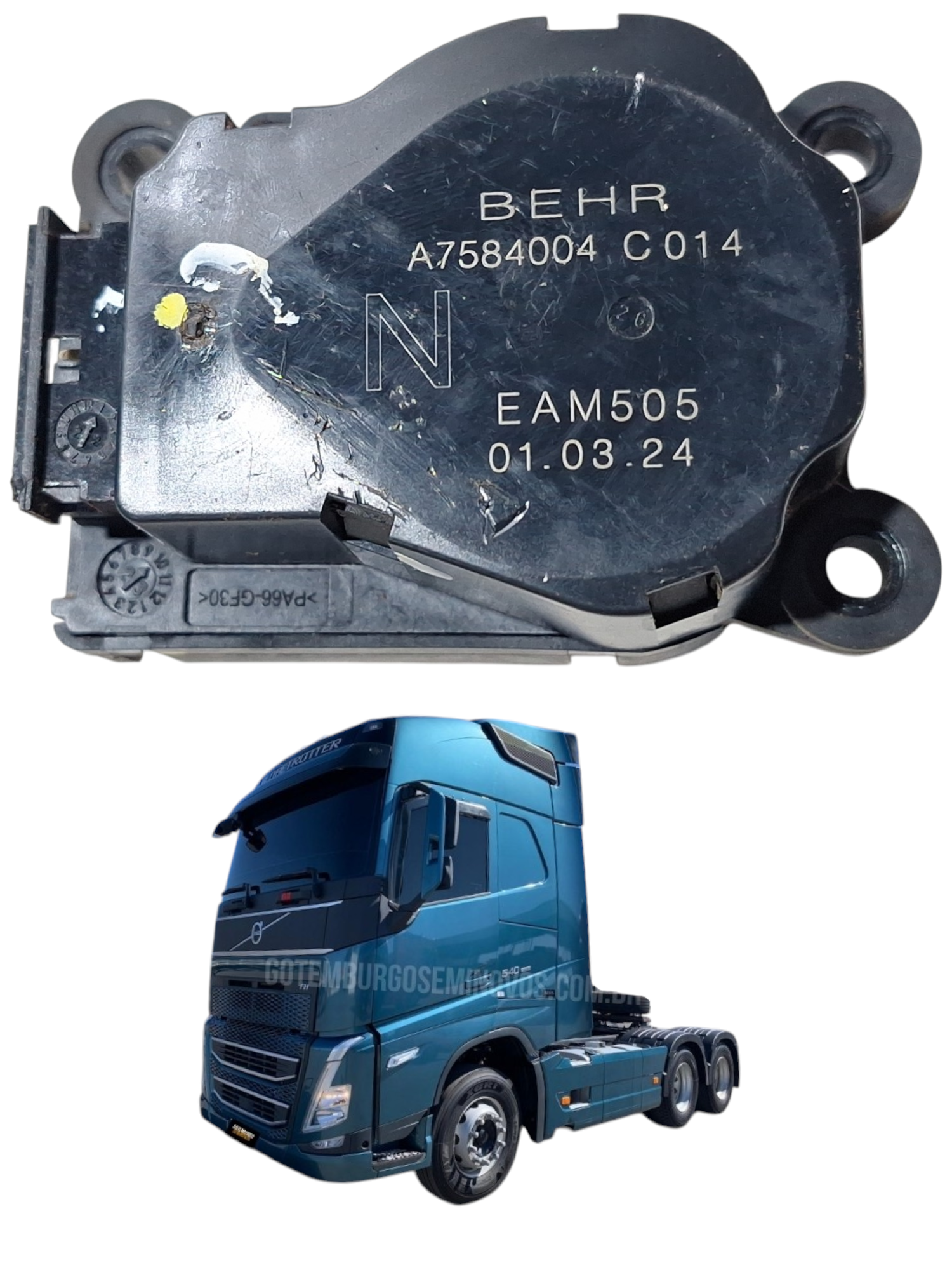 modulo atuador caixa de ar volvo fh 540 ano 2024 original