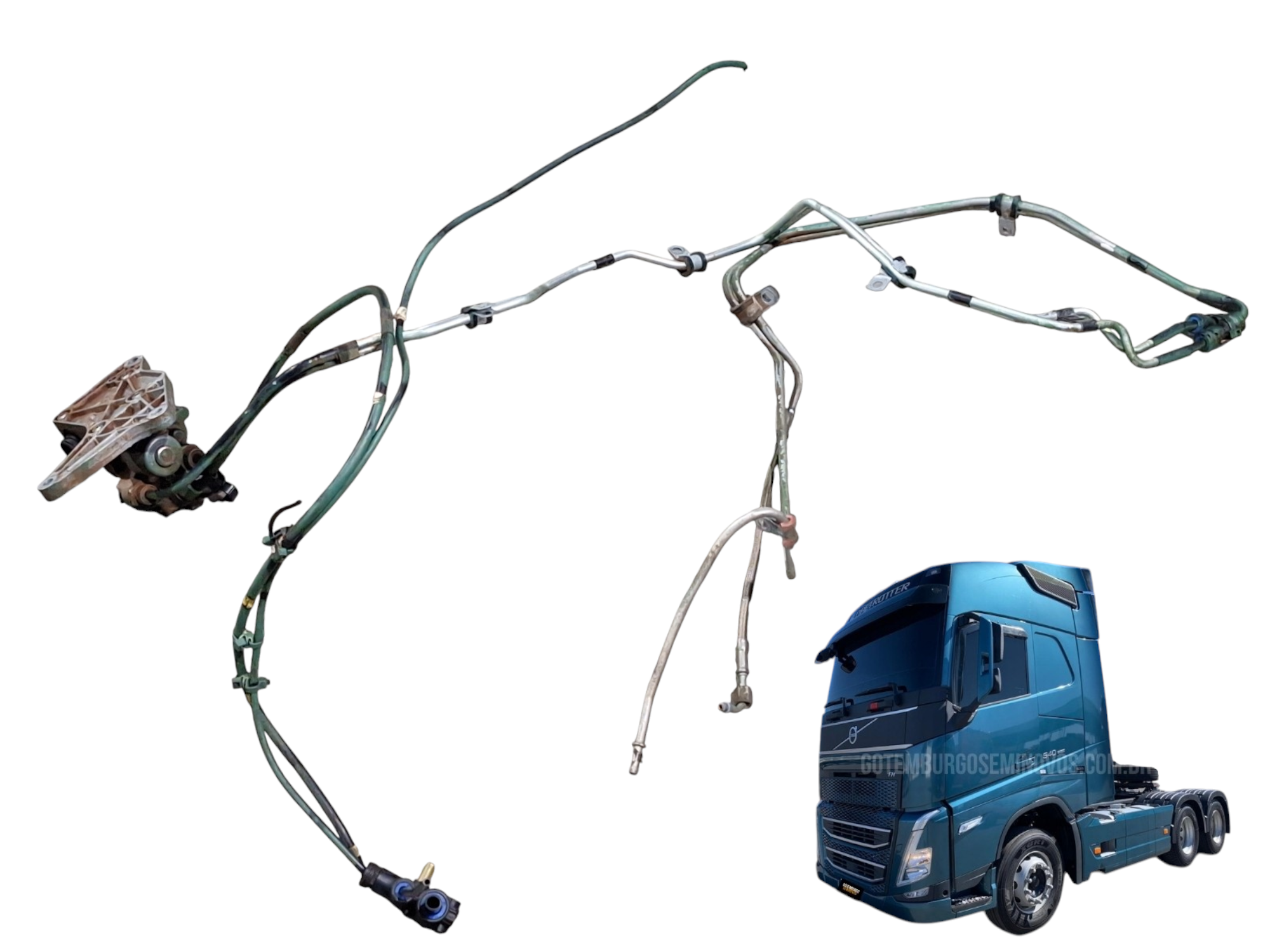 mangueiras direçao hidraulica volvo fh 540 2024 original