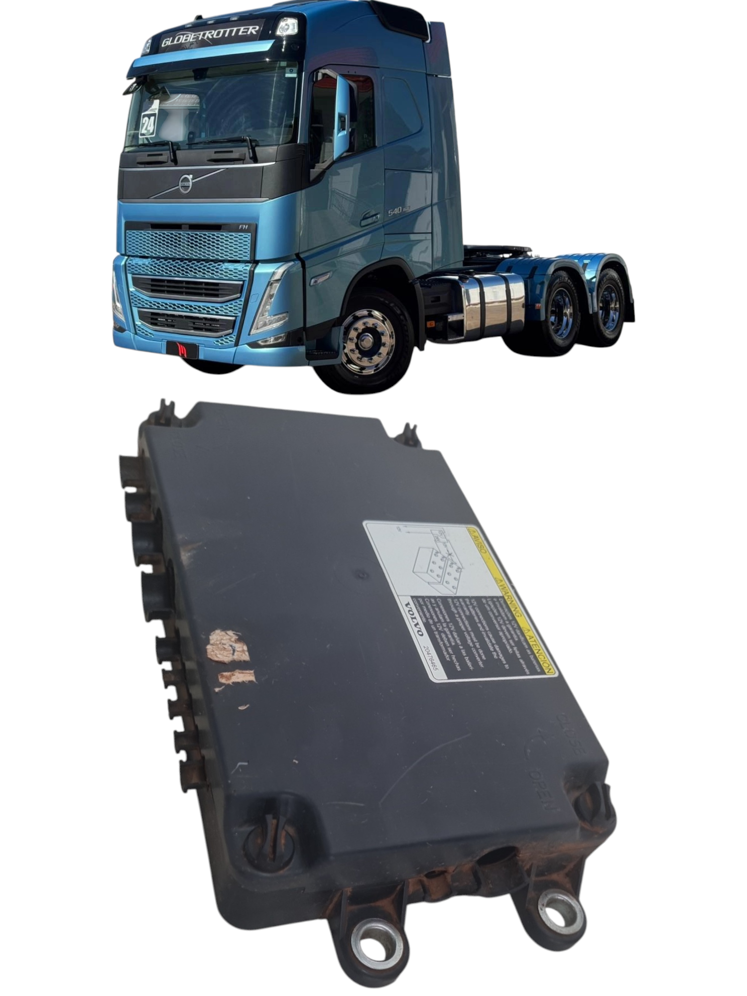 Caixa de fusiveis Volvo FH 540 ano 2024 20476465 Com detalhe