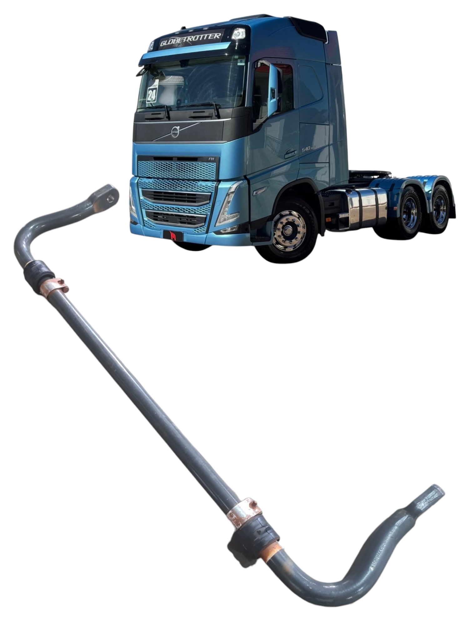 Barra estabilizadora da cabine Volvo FH540 ano 2024 23974253