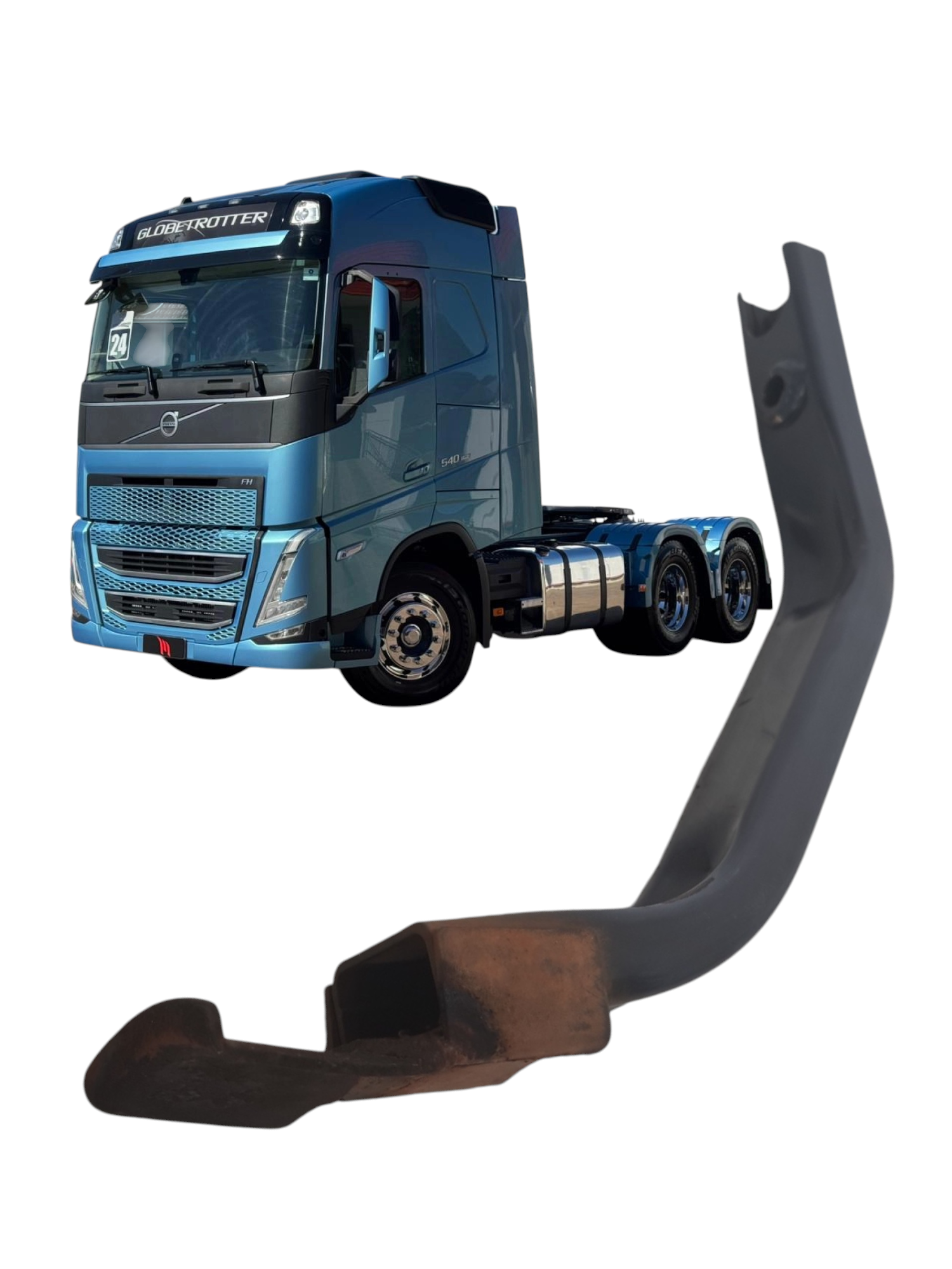Braço de suporte estrutural cabine Volvo Fh 540 ano 2024