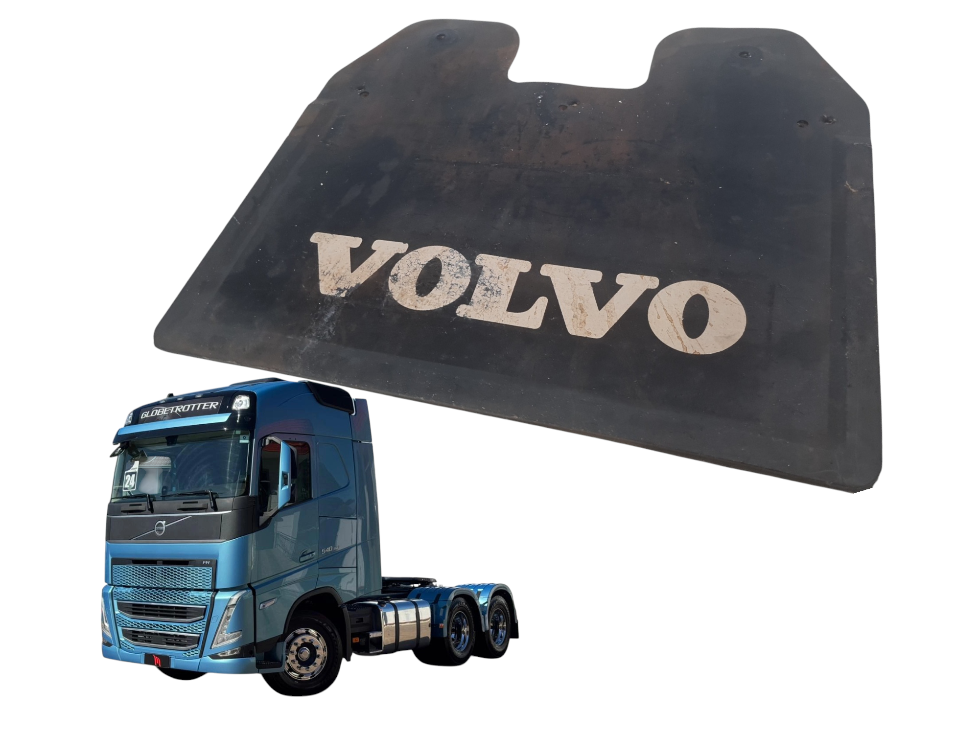 Parabarro dianteiro lameiro Volvo FH 540 ano 2024 1082