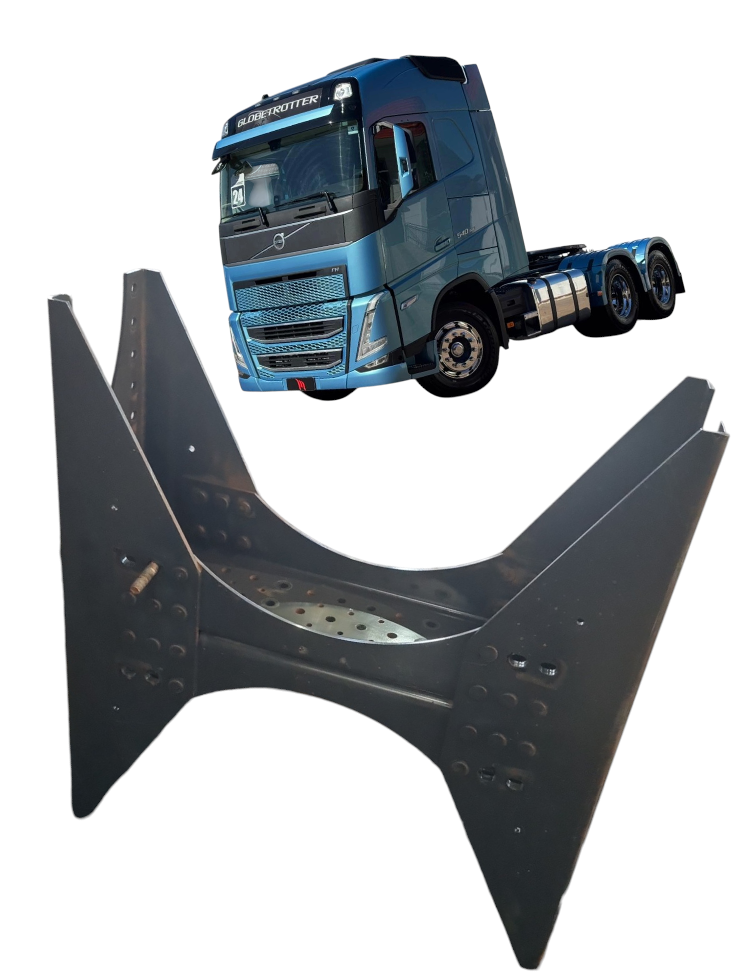 Travessa central do Chassi Volvo FH 540 ano 2024 20832081