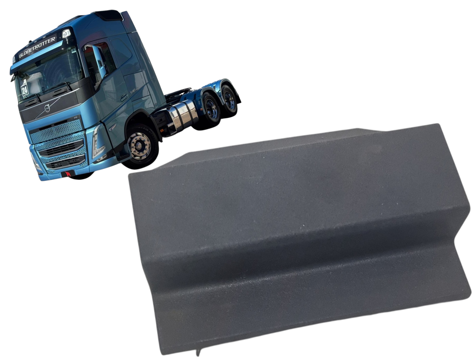 Tampa da dobradiça direita capo Volvo FH 540 2024 84223644