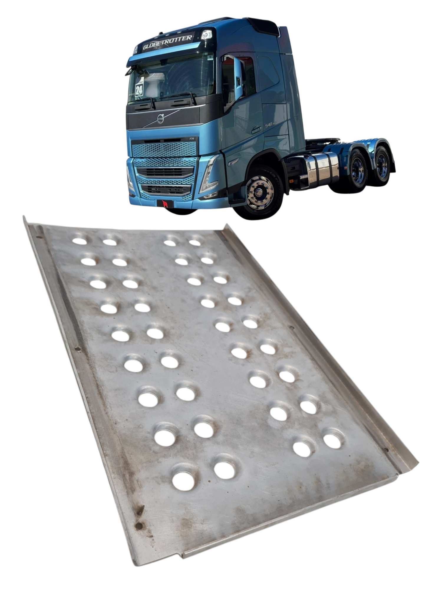 Chapa plataforma do Chassi Volvo FH 540 ano 2025 original