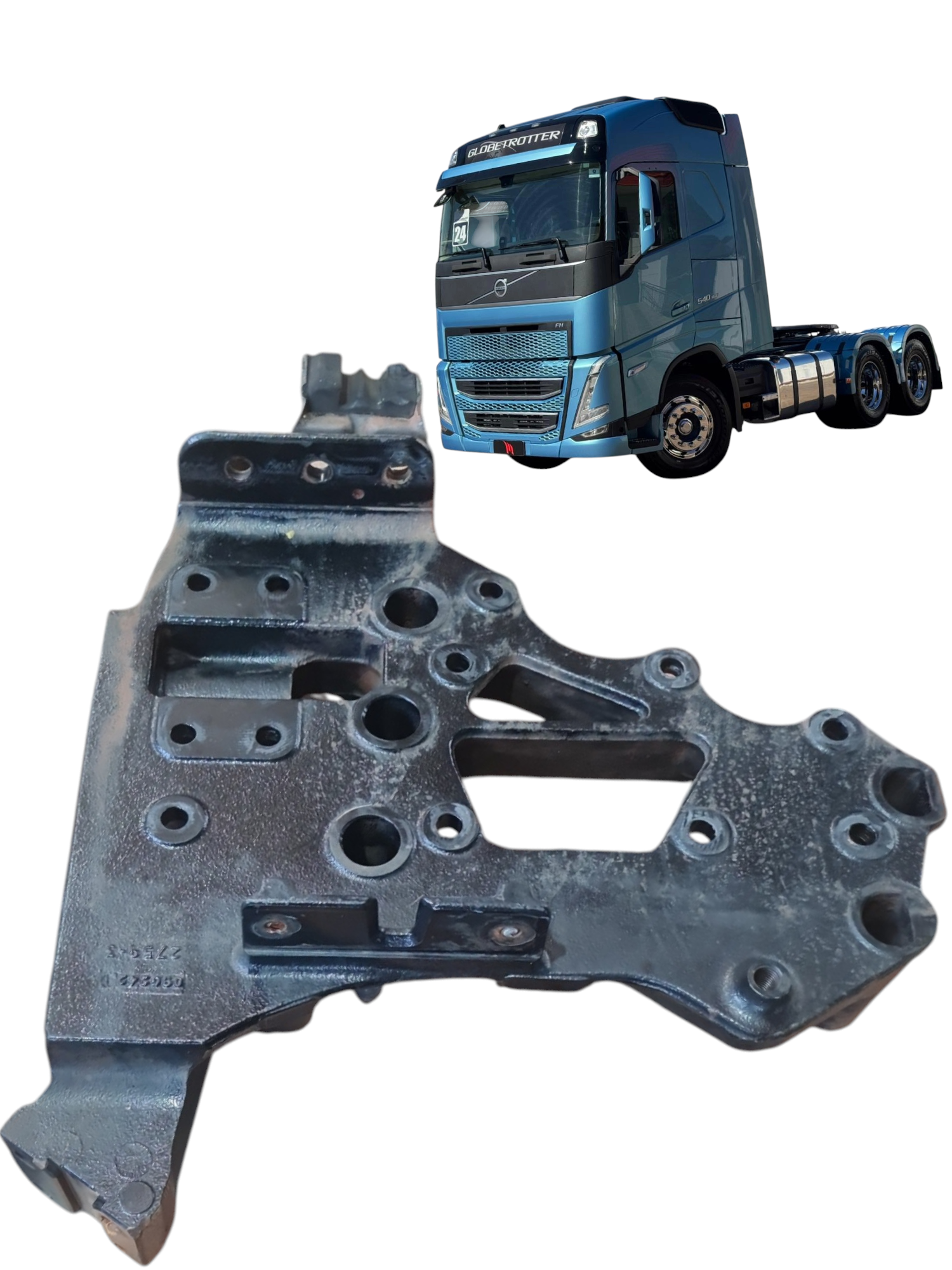 Suporte rebocador direito Volvo FH 540 ano 2024 21767734