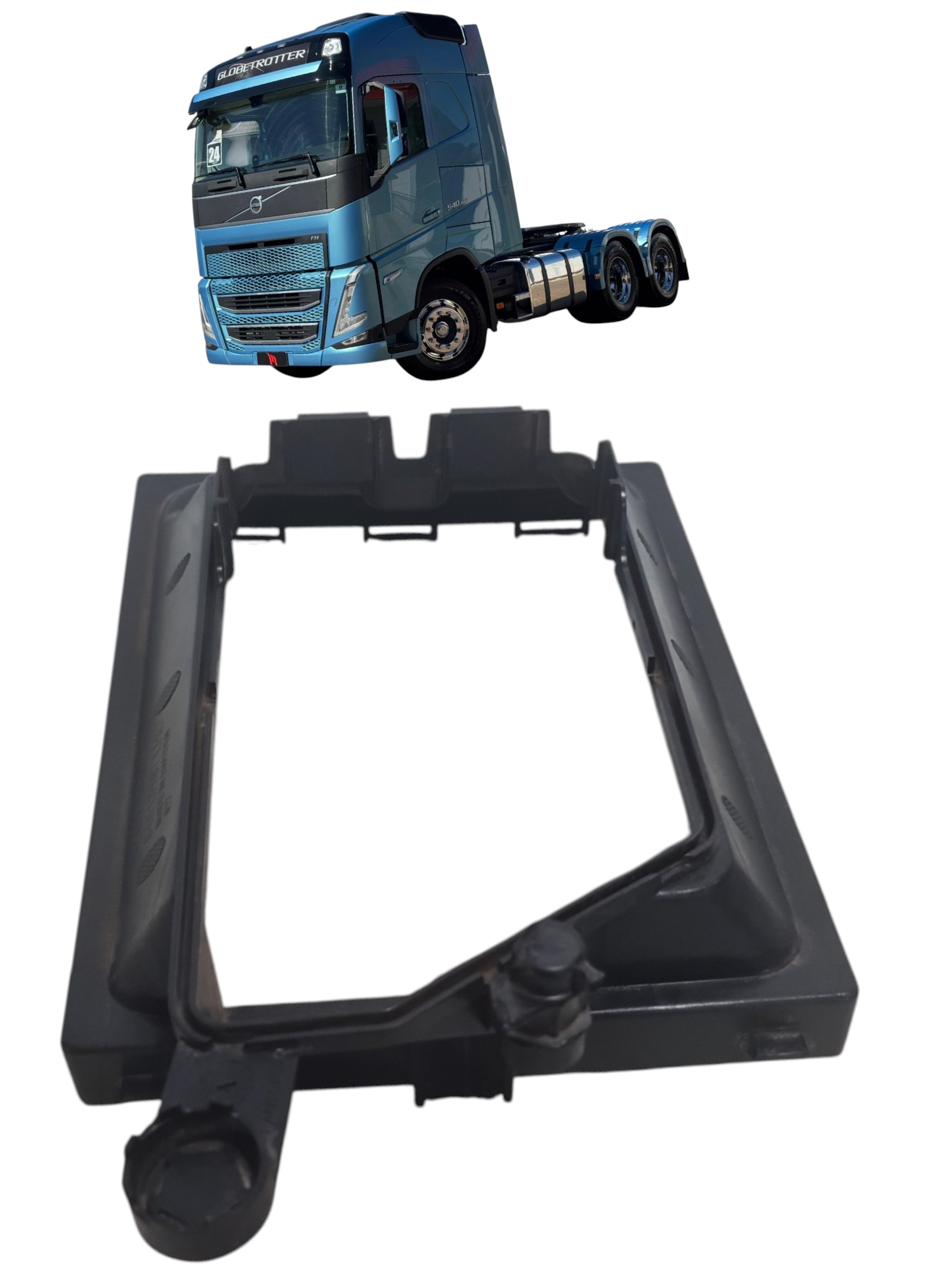 Carcaça do filtro de ar da cabine Volvo FH540 2024 detalhes