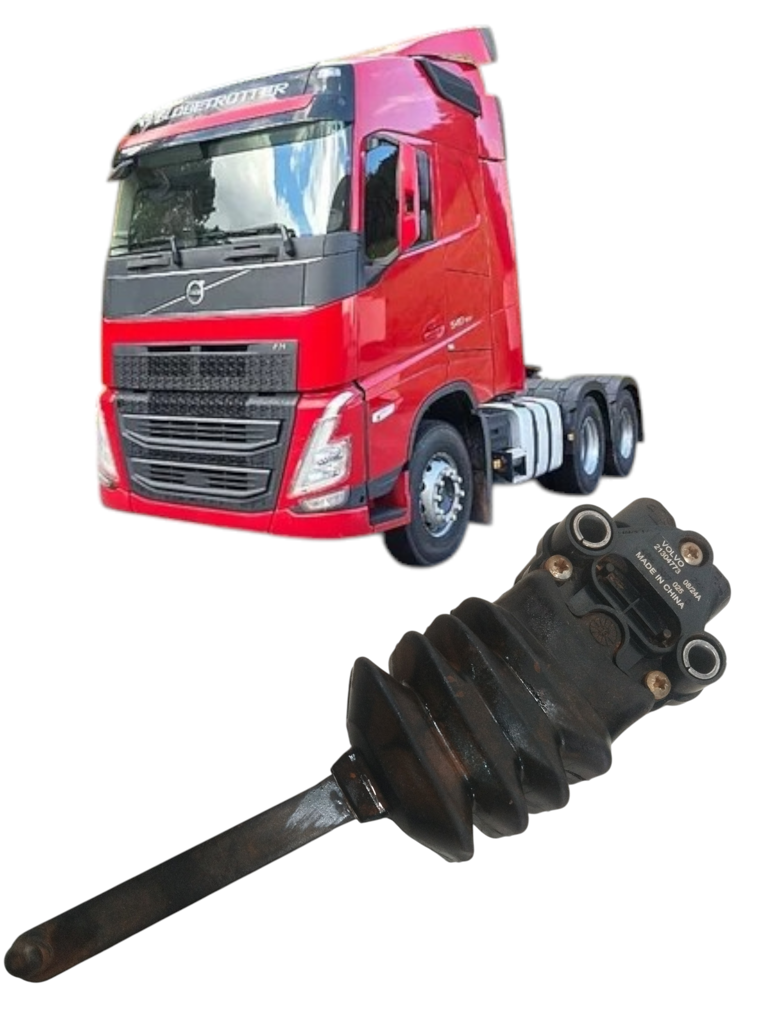 Valvula niveladora de cabine Volvo FH540 ano 2024 original