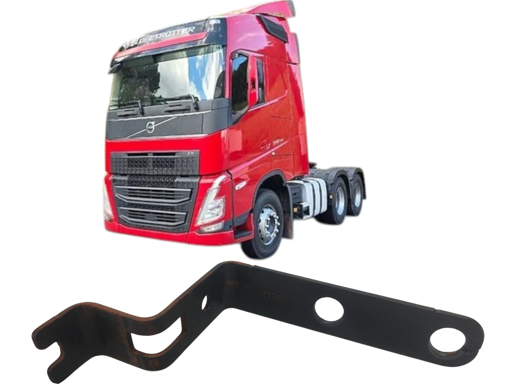 Suporte de tubulaçao para Volvo FH540 2024 produto original
