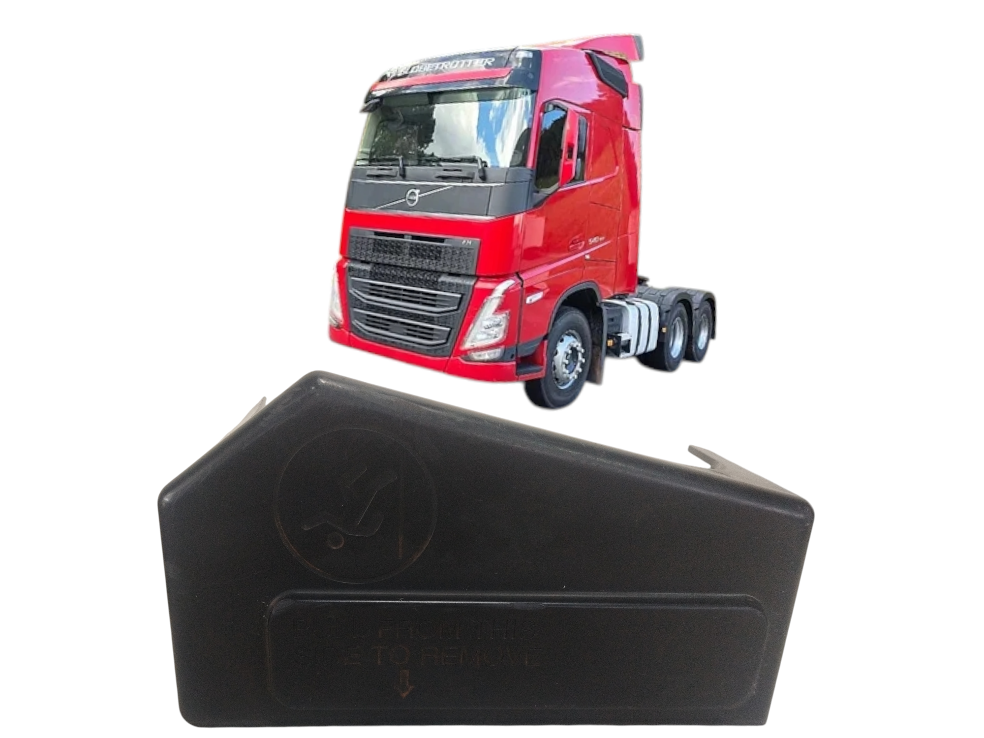 Proteção plastica valvula solenoide Volvo FH540 ano 2024