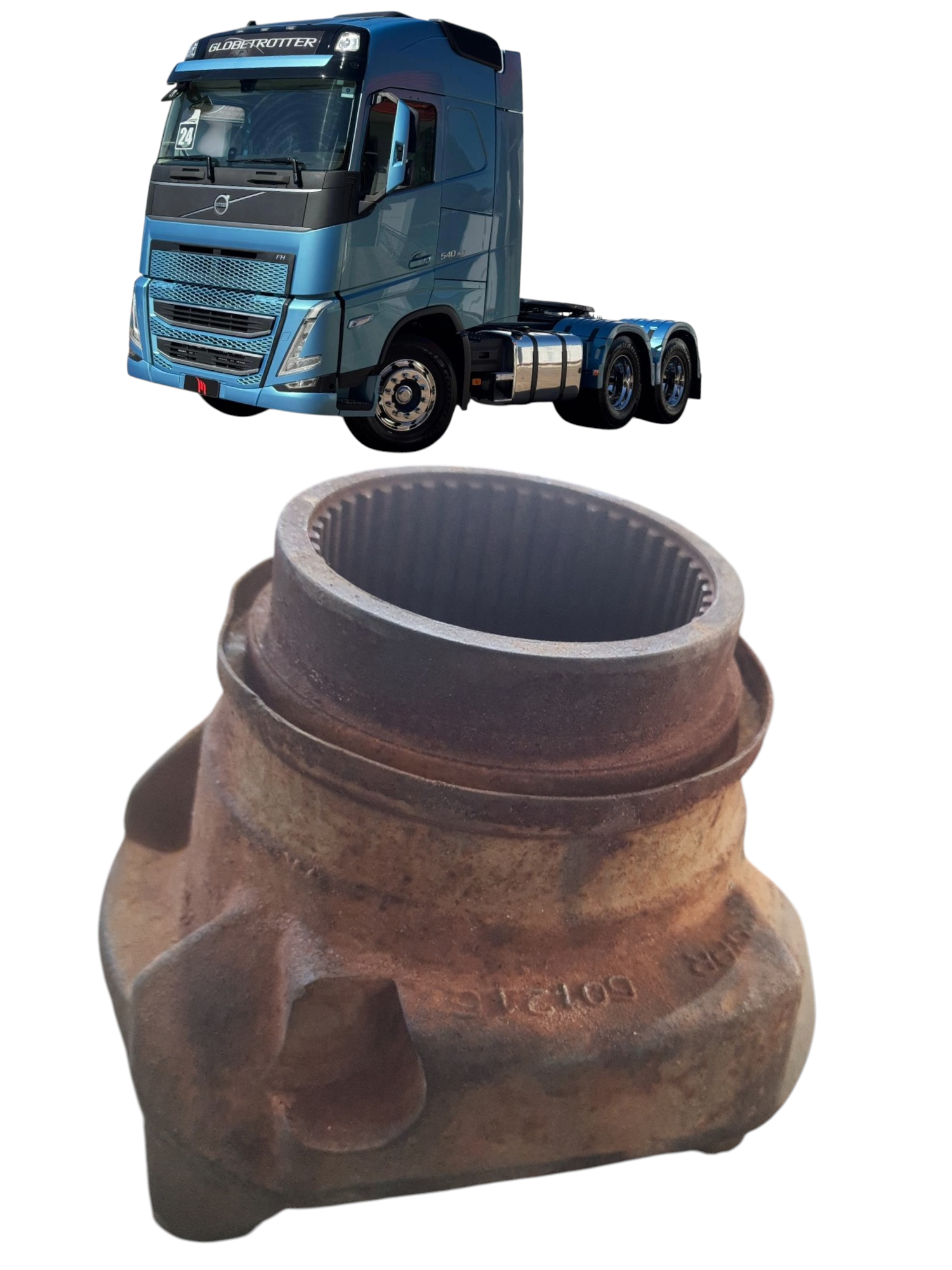 Terminal Flange Cambio Volvo Fh 540 ano 2024 540cv 5012157