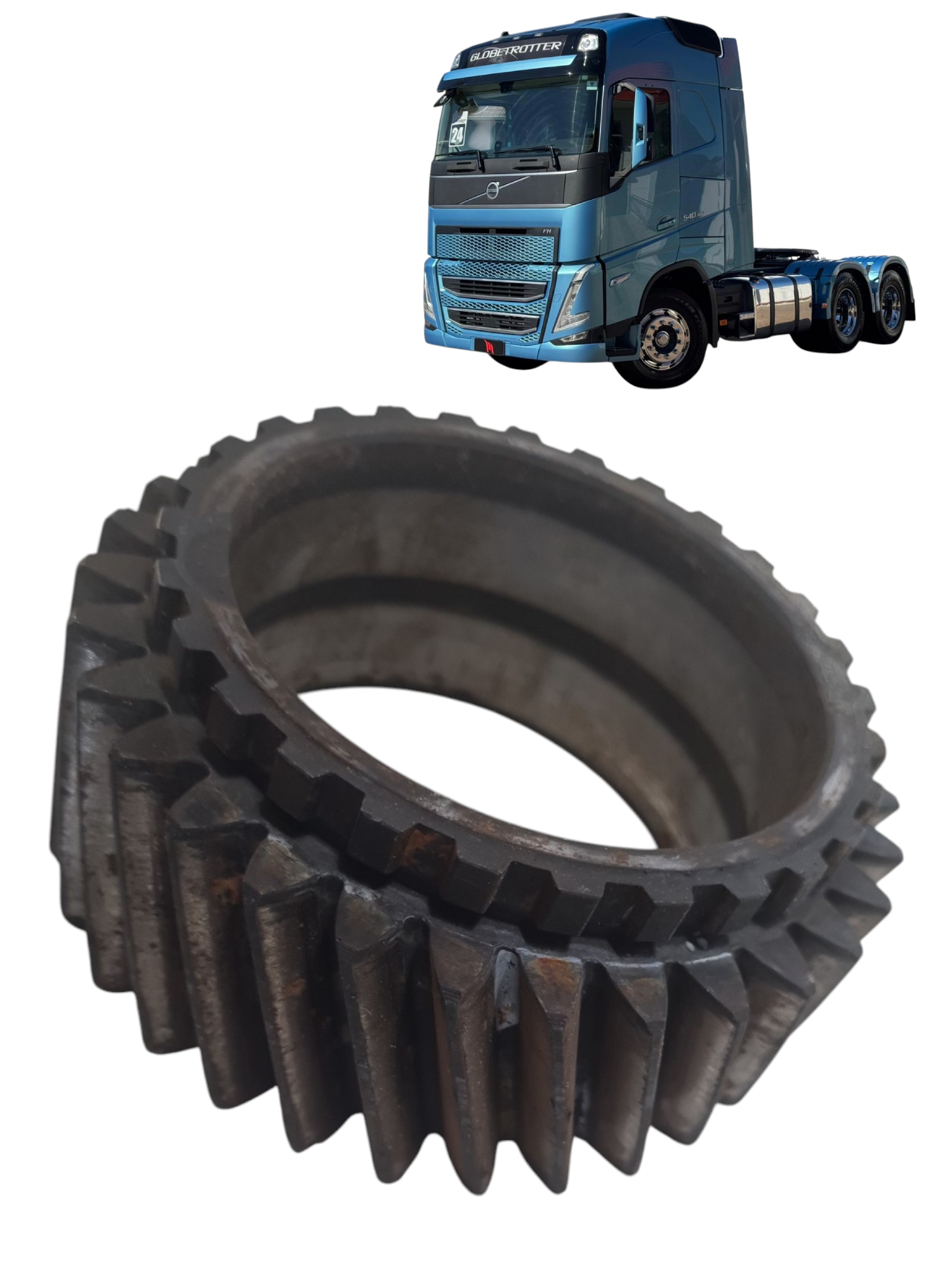 Engrenagem constante cambio I shift Volvo FH540 2024 540cv