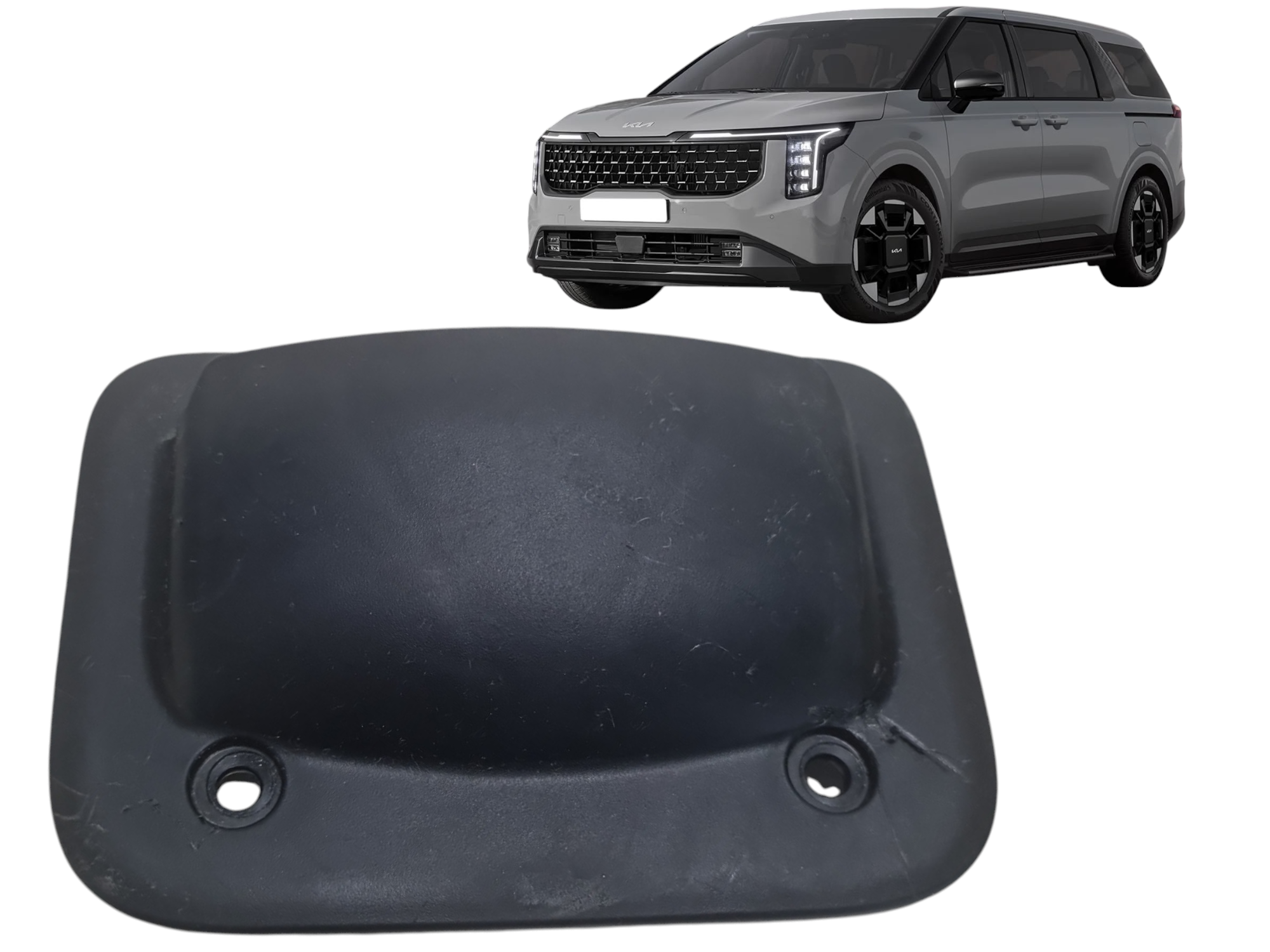Tampa duto traseiro de ar Kia Carnival 3.5 EX 2025 detalhe