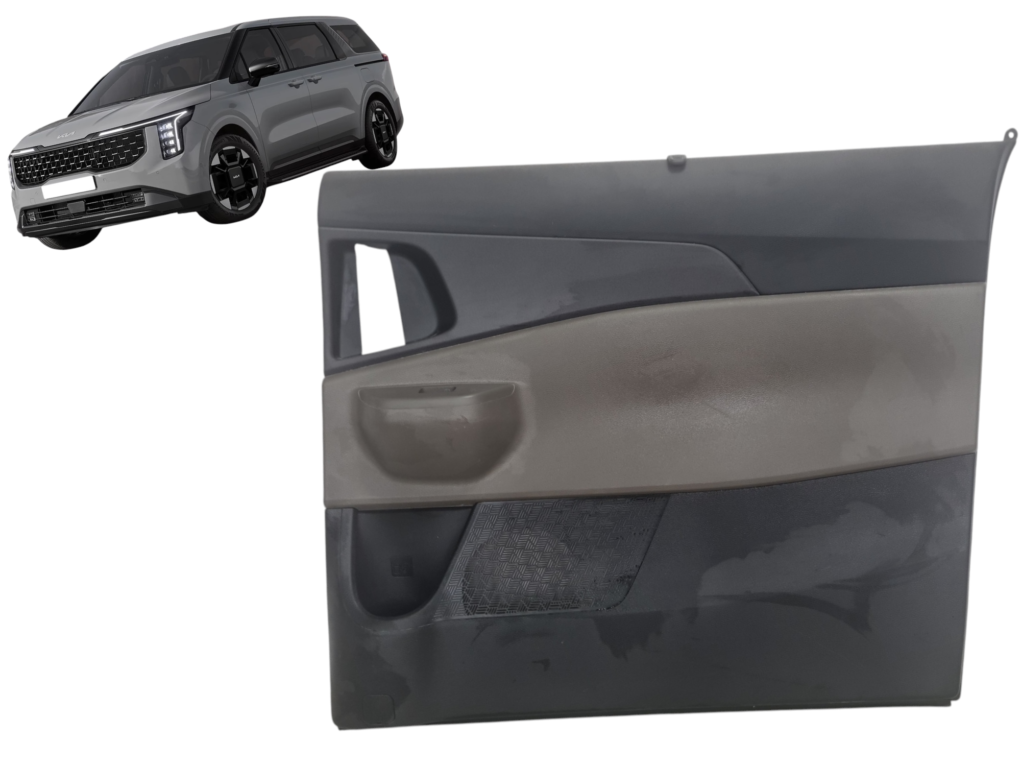 Forro porta traseira direira Kia Carnival 3.5EX 2025 detalhe