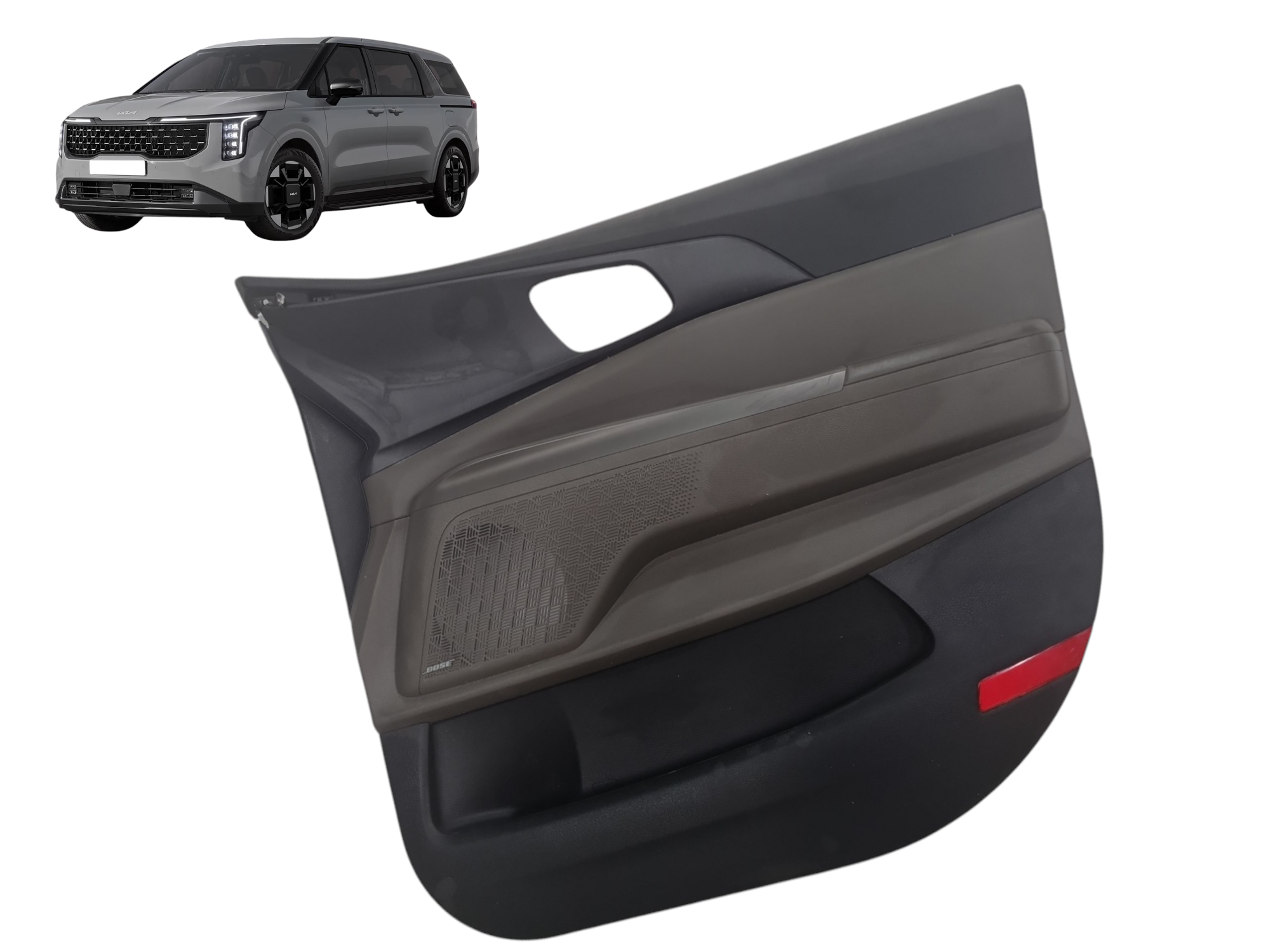 Forro porta diant direita Kia Carnival 3.5EX 2025 c detalhes