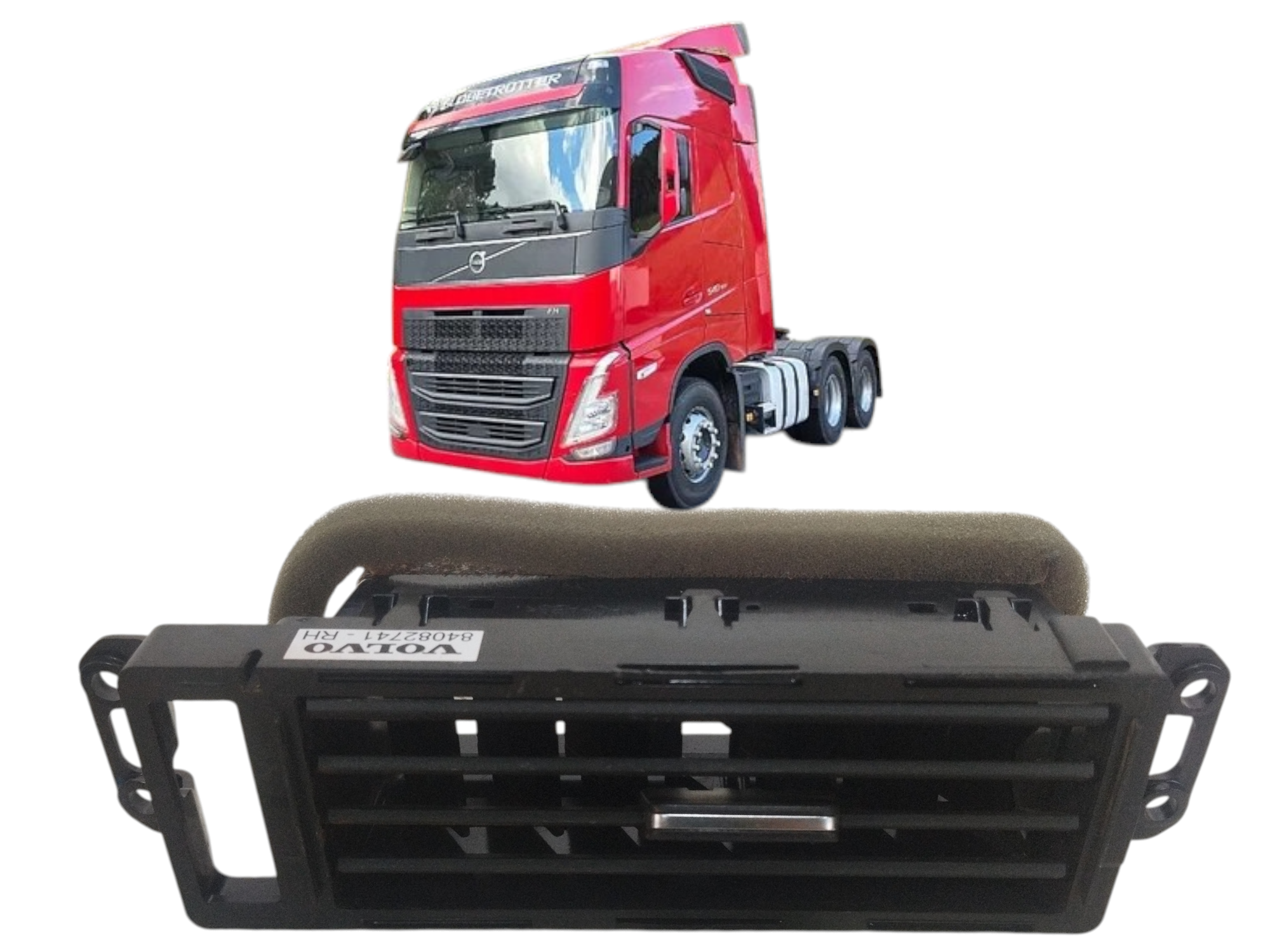 Difusor ar teto lado direito Volvo FH540 ano 2024 original