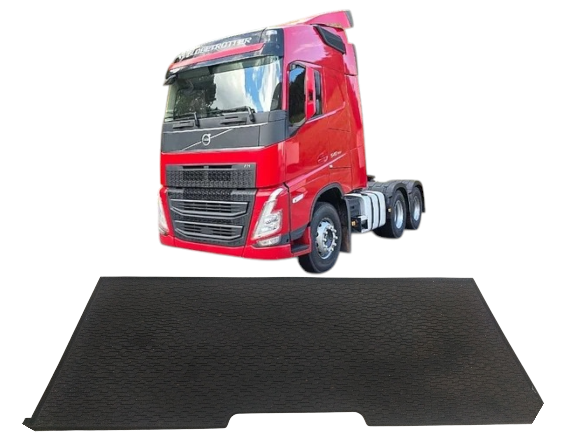 Tapete borracha porta objetos sup do painel Volvo FH540 2024