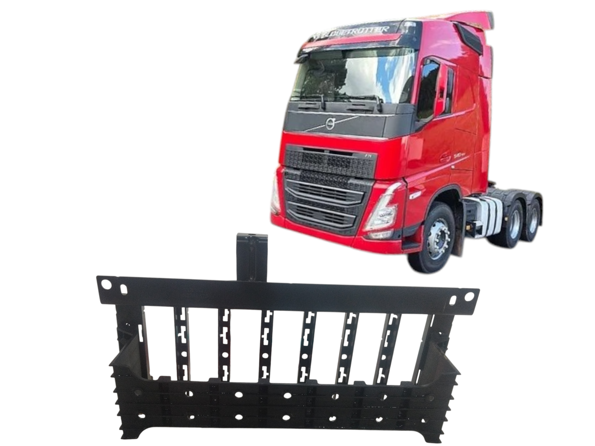 Suporte fusiveis e reles central eletrica volvo FH540 2024