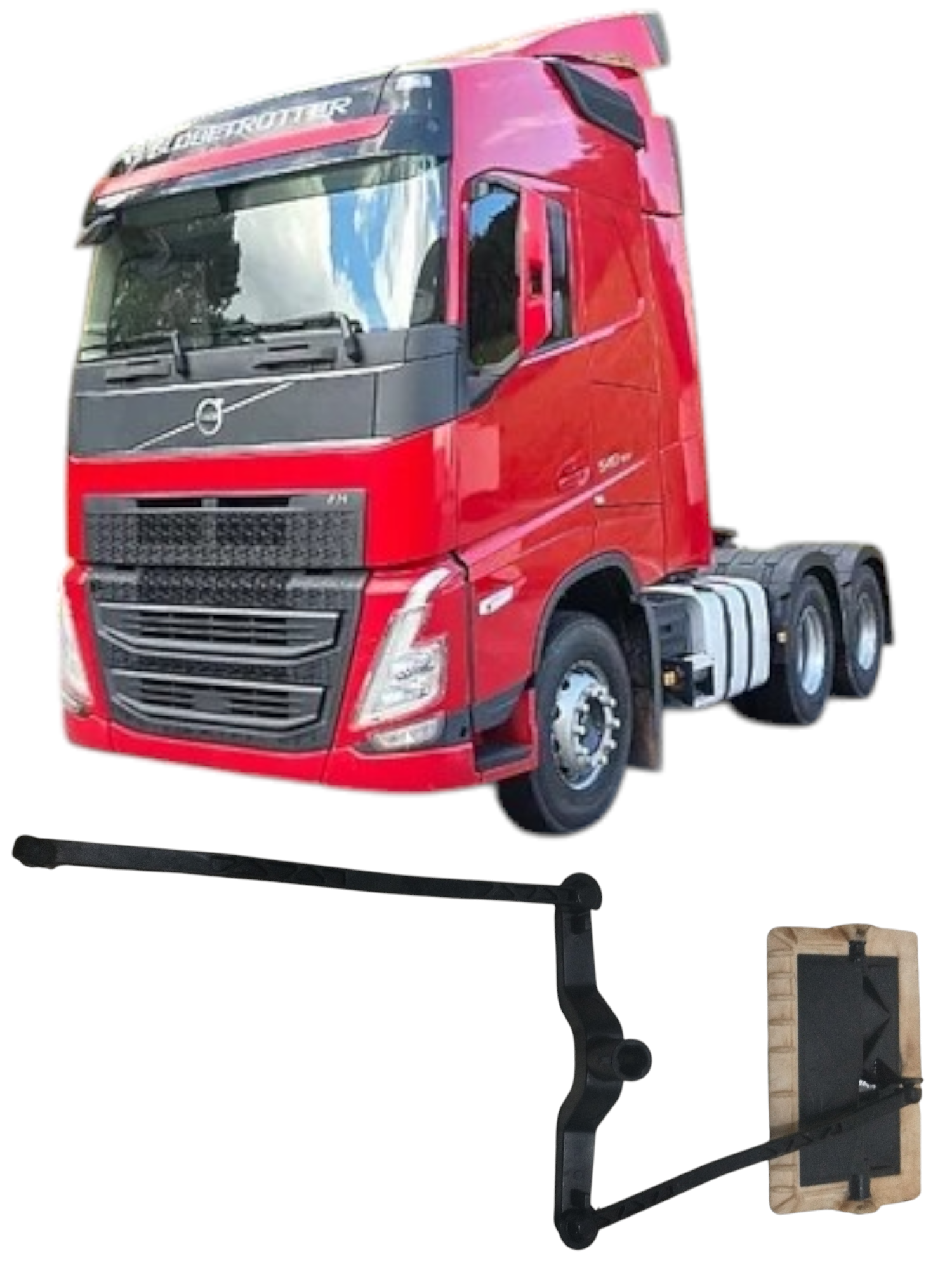 Aleta da caixa de ar forçado Volvo FH540 ano 2024 original