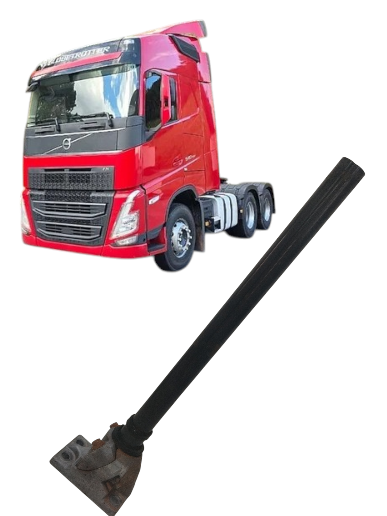 Suporte tubo par lama da traçao Volvo FH540 2024 original