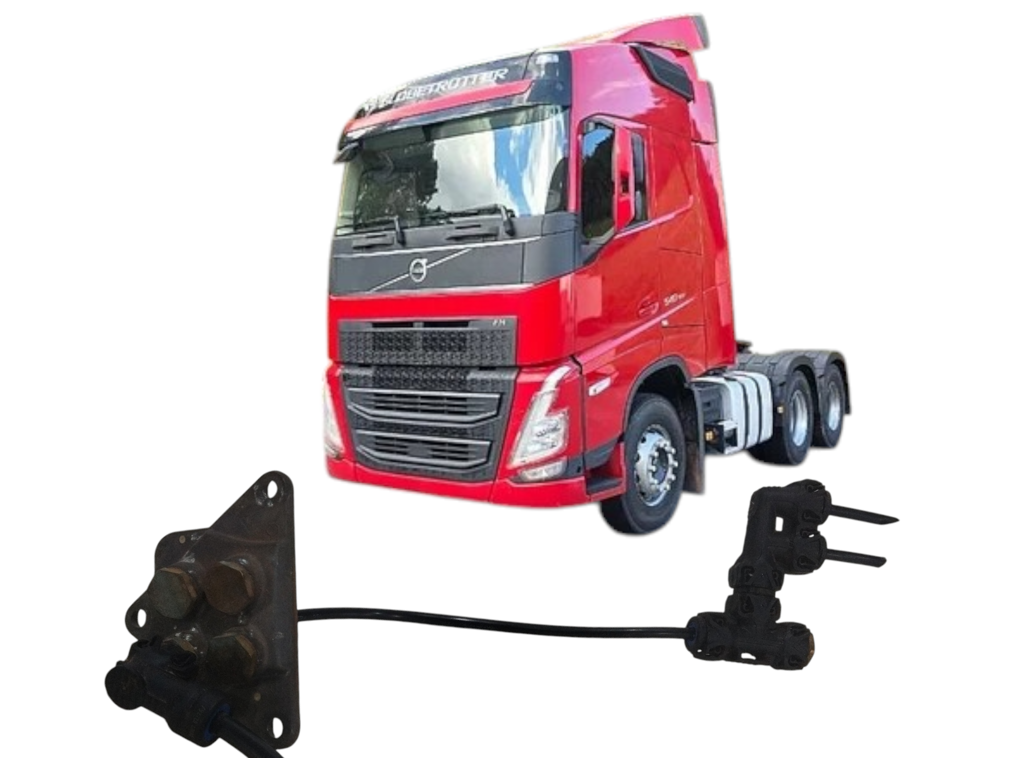 Conexao de ar com suporte para volvo FH540 ano 2024 original
