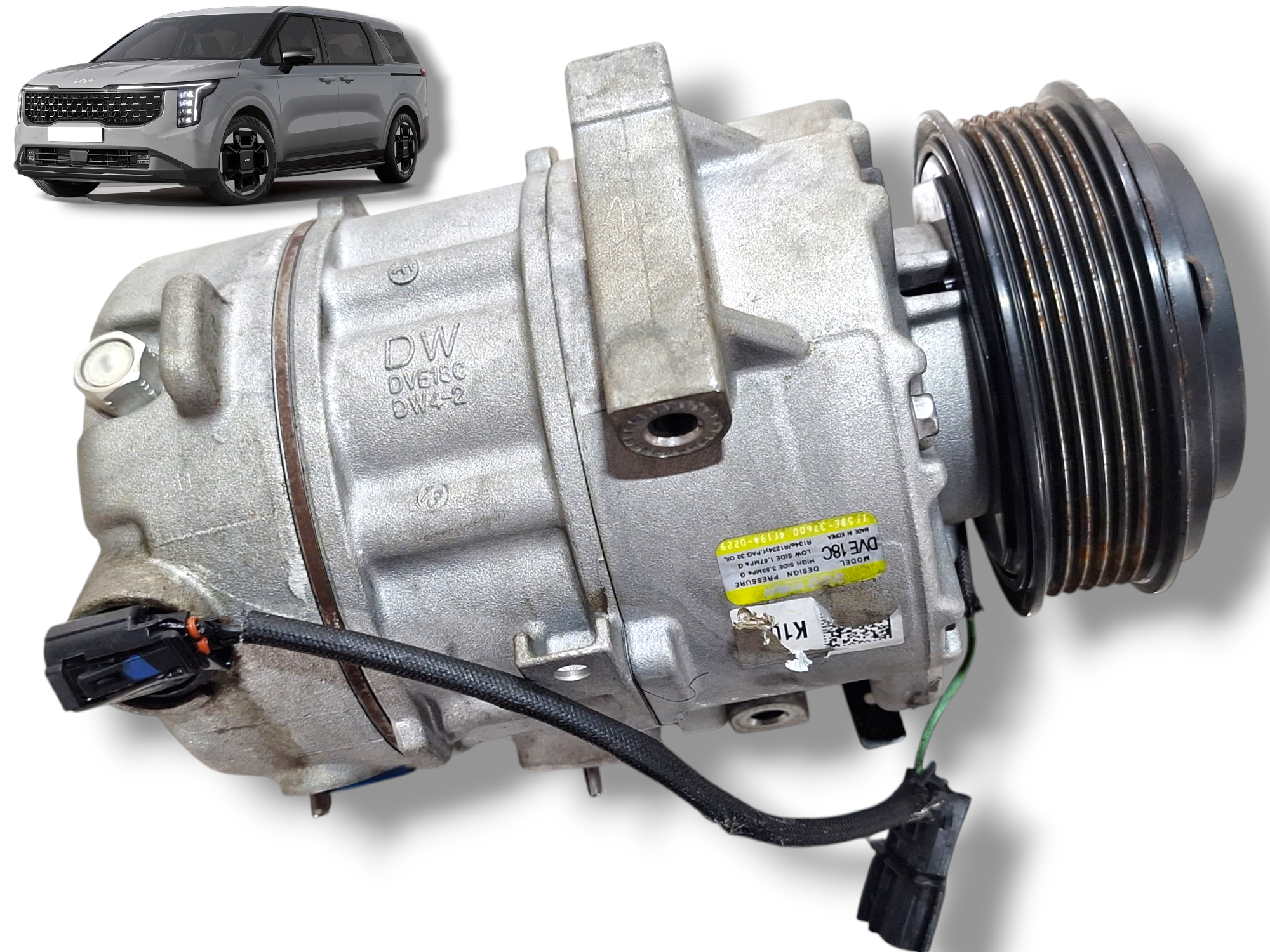 compressor ar condicionado Kia carnival 2024 2025 DVE18C