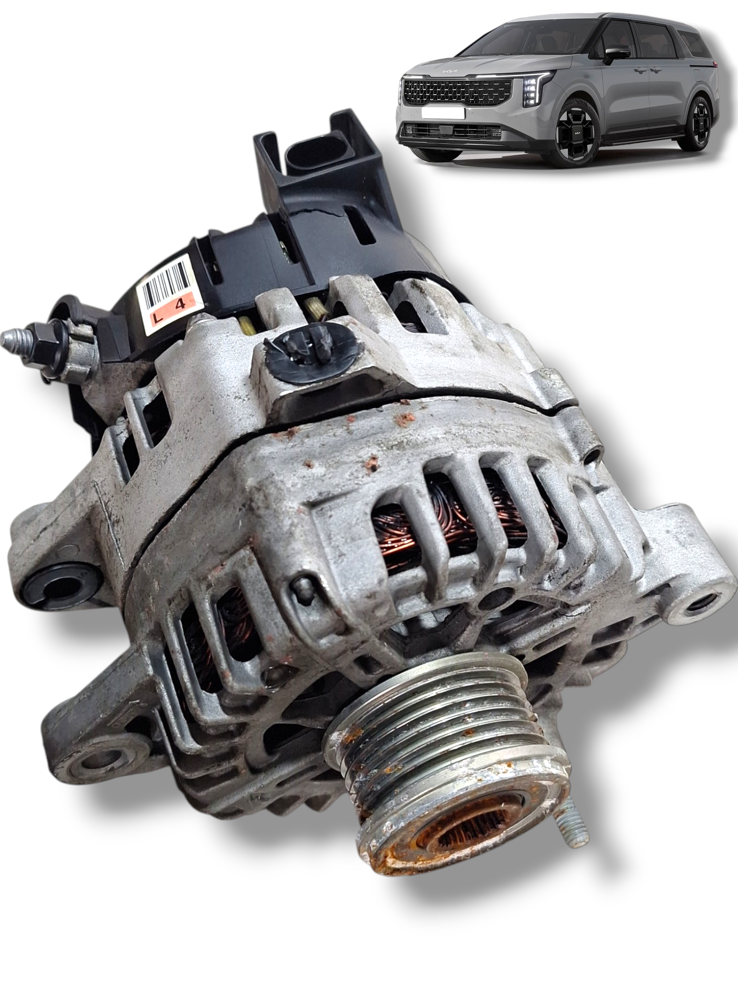 alternador Kia Carnival 3.5 EX 2024 2025 DETALHE 37300-3NFC0