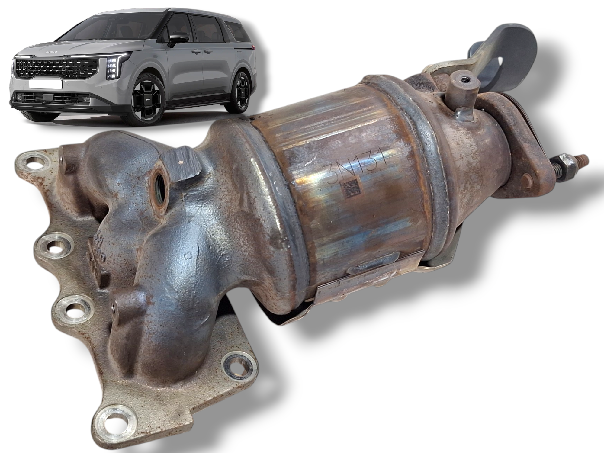 coletor catalisador Kia Carnival 3.5 EX 2024 2025 original