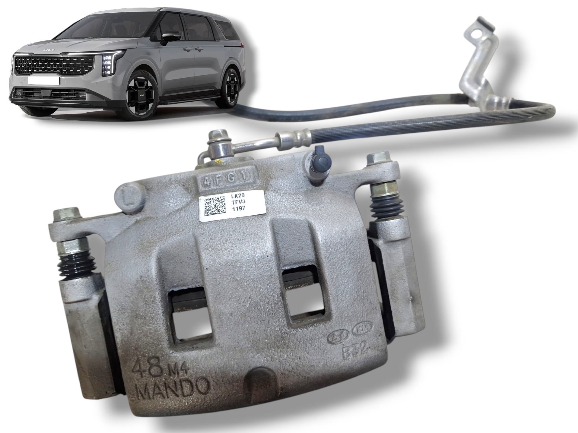 pinça de freio dianteira esquerda Kia Carnival 3.5 EX 2025