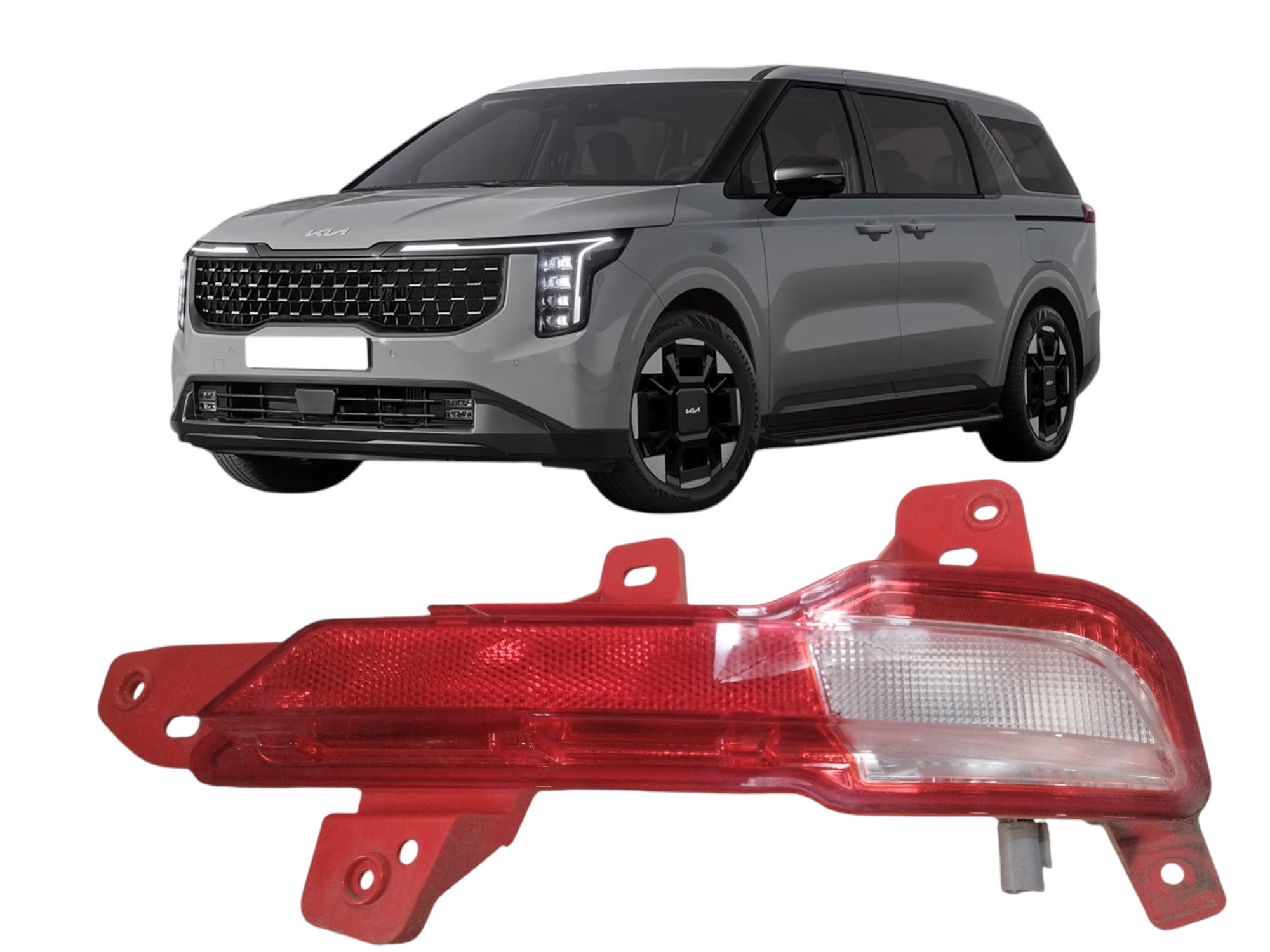Lanterna parachoque traseiro esquerdo Kia Carnival 2024 2025