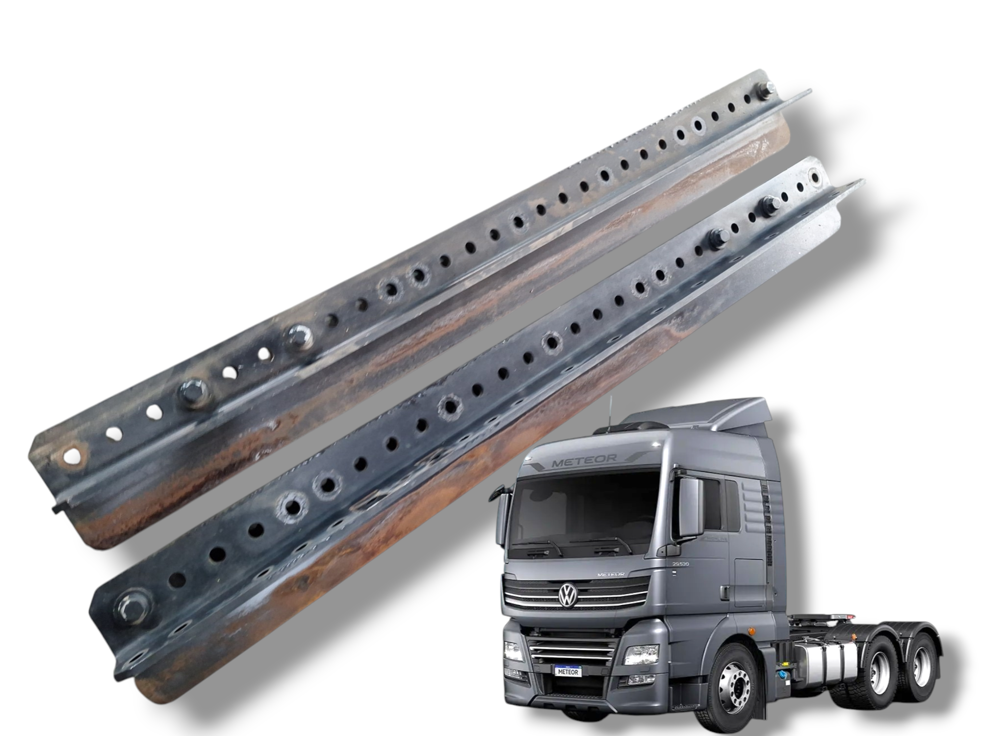 par trilho chassi traseiro VW METEOR 29530 2023 2024