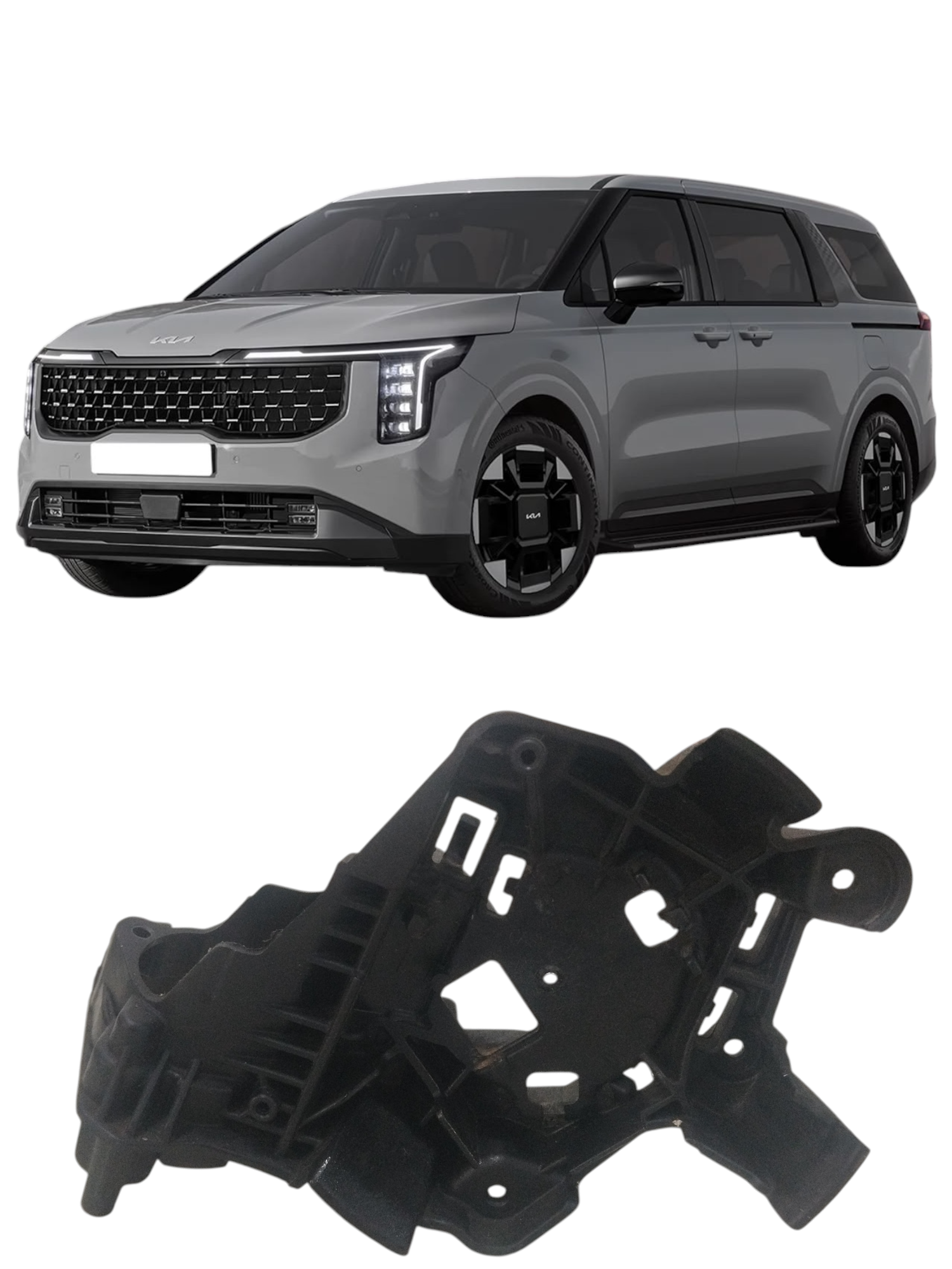 Suporte montagem do farol Kia Carnival 2024 a 2025 original