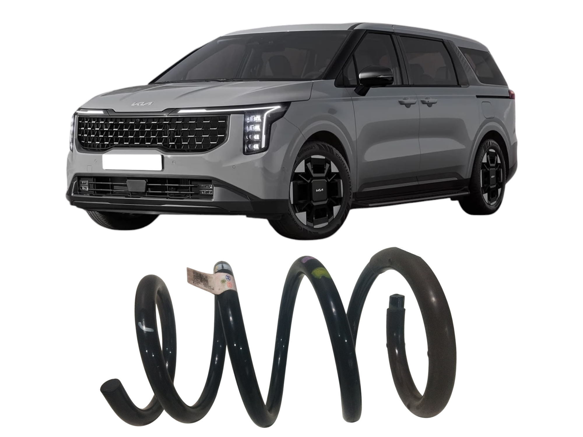 Mola d suspensao dianteira Kia Carnival 2024 2025 original