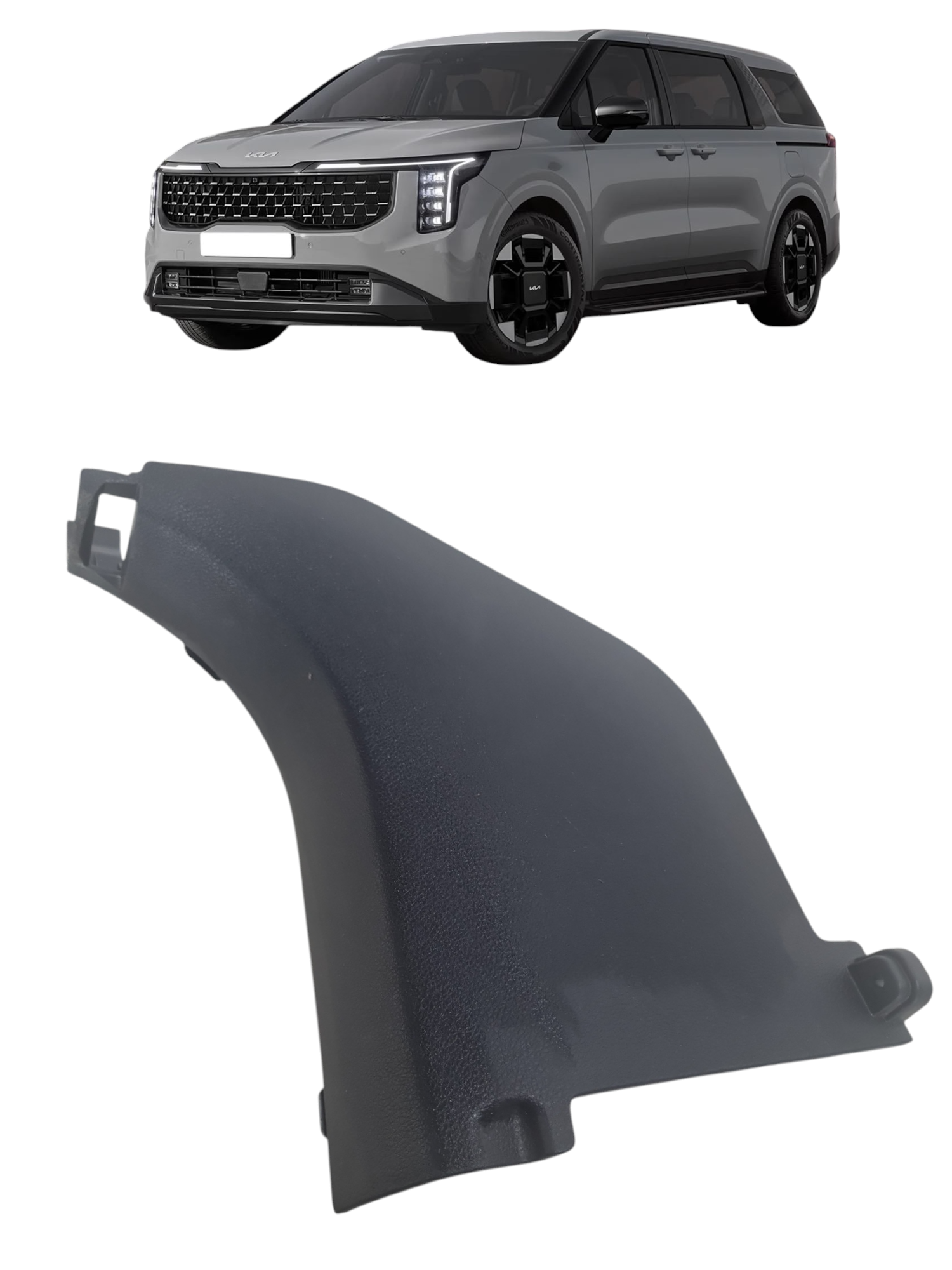 Acabamento painel lateral direito Kia Carnival EX 2024 2025