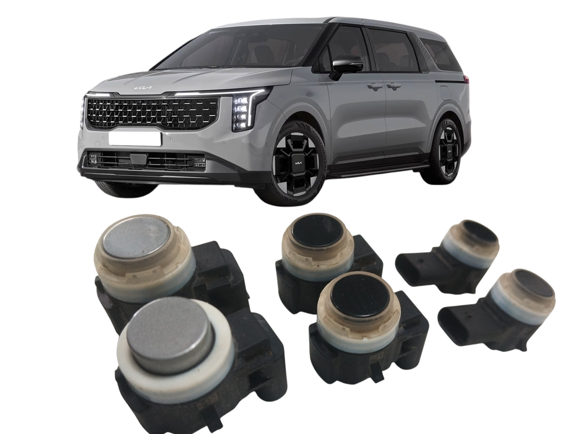 Kit sensores estacionamento PDC Kia Carnival ano 2023 2024