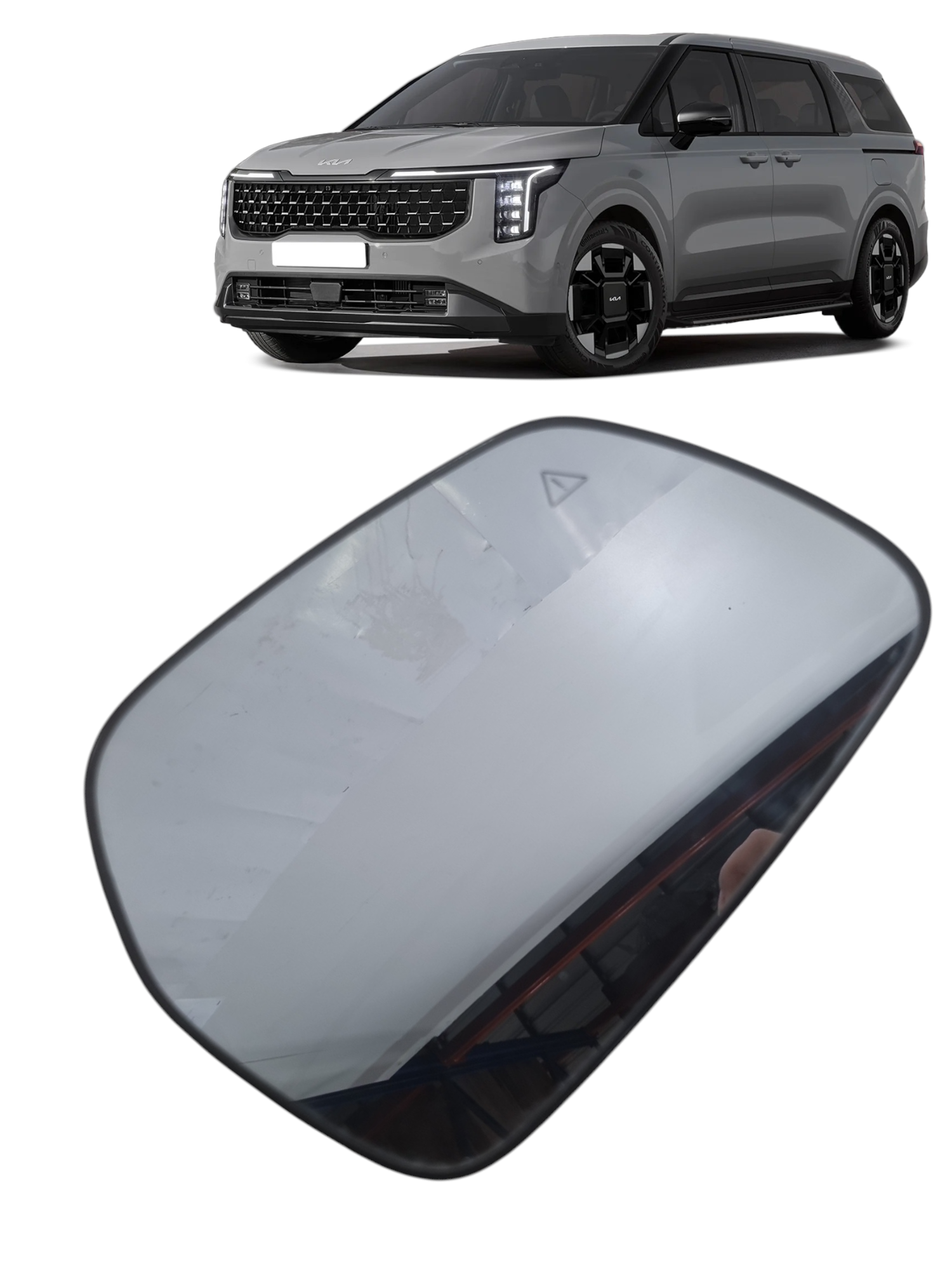 Lente espelho retrovisor externo direito Kia Carnival 2025