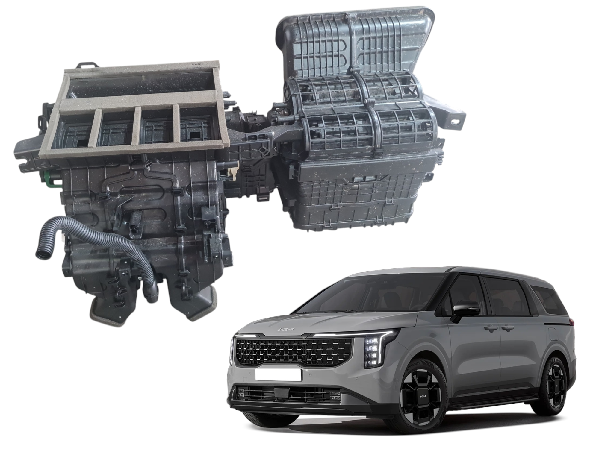 Caixa evaporadora com motor ventilador Kia Carnival EX 2025