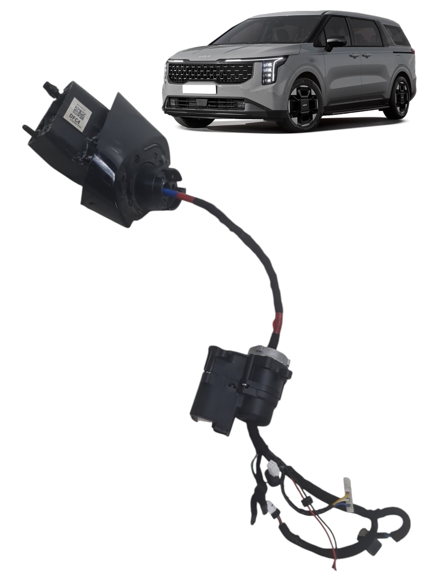 Motor atuador regulagem retrovisor direito Kia Carnival 2025